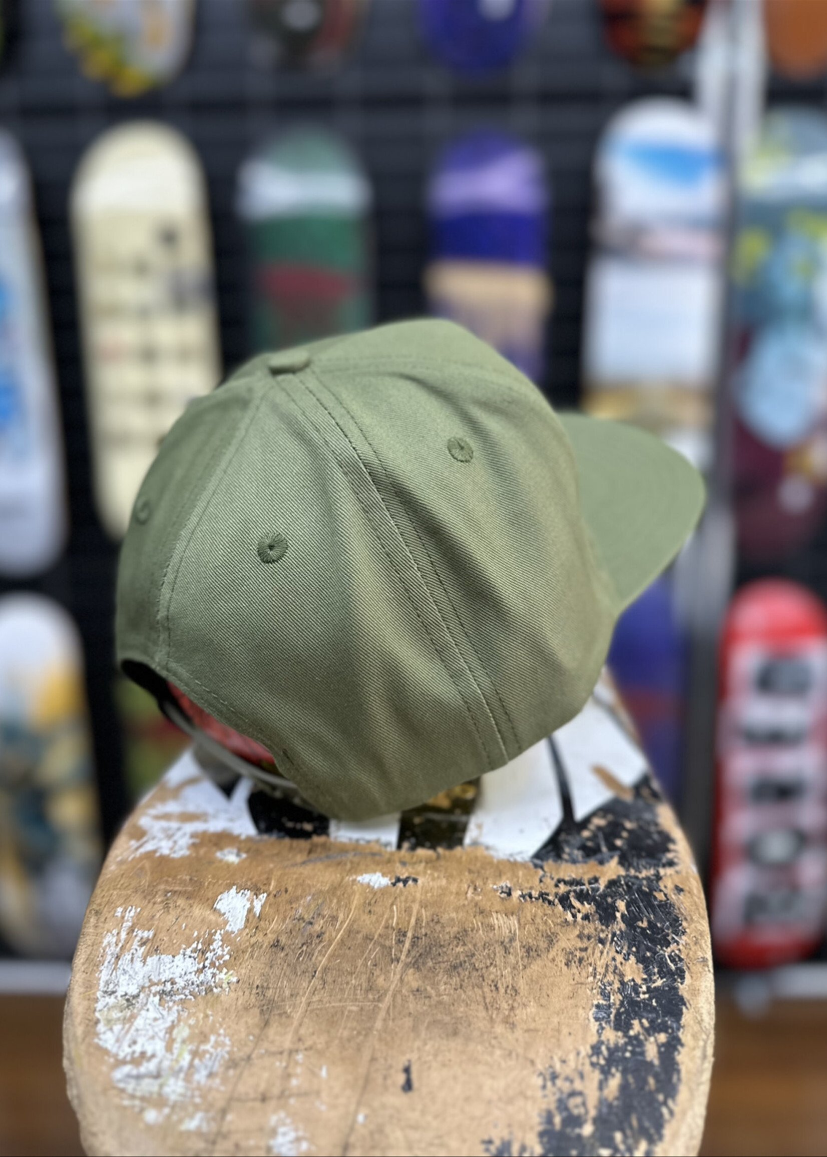 Spitfire Wheels SPITFIRE - Old E Arch Olive/Gold Snapback Cap
