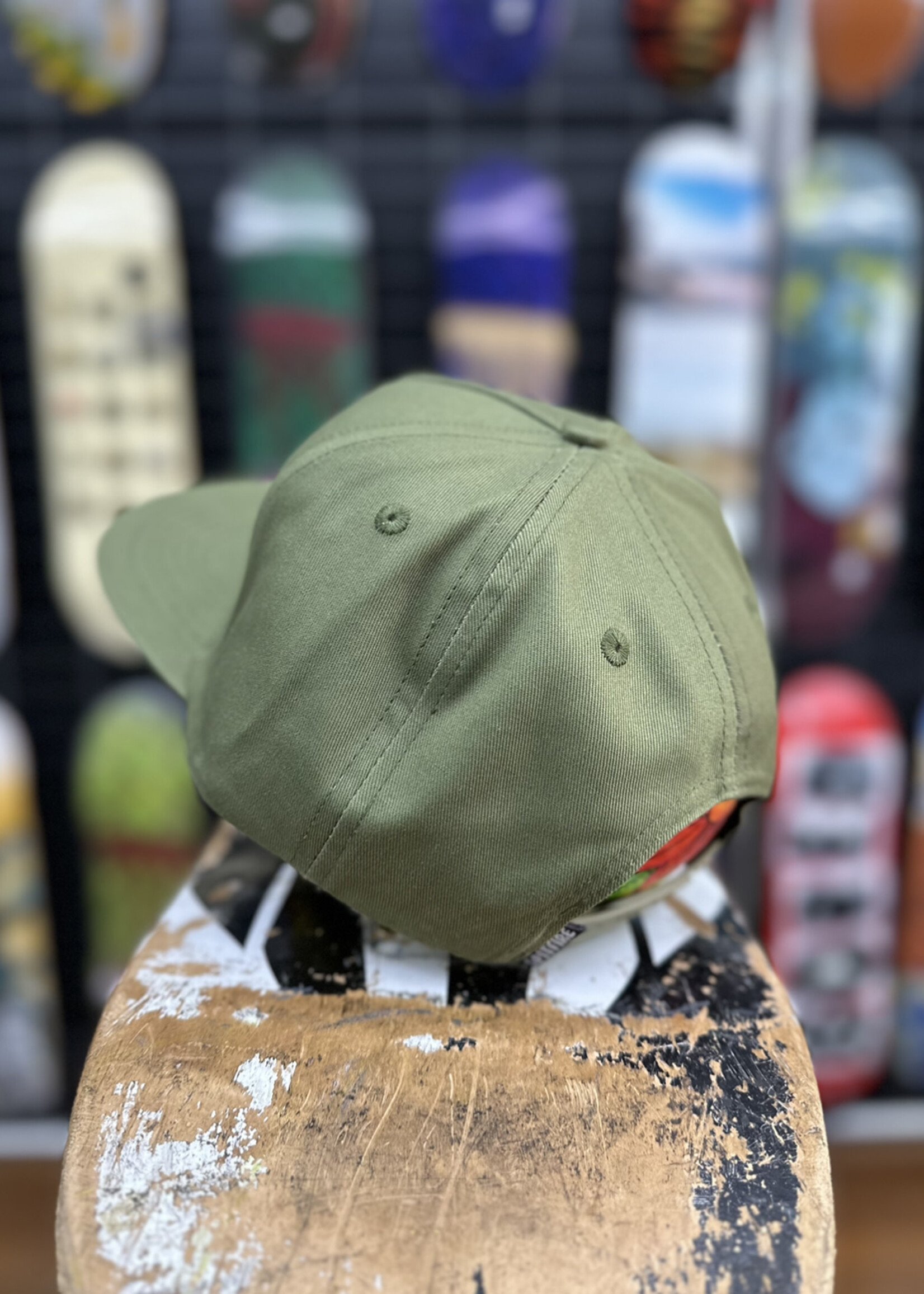 Spitfire Wheels SPITFIRE - Old E Arch Olive/Gold Snapback Cap