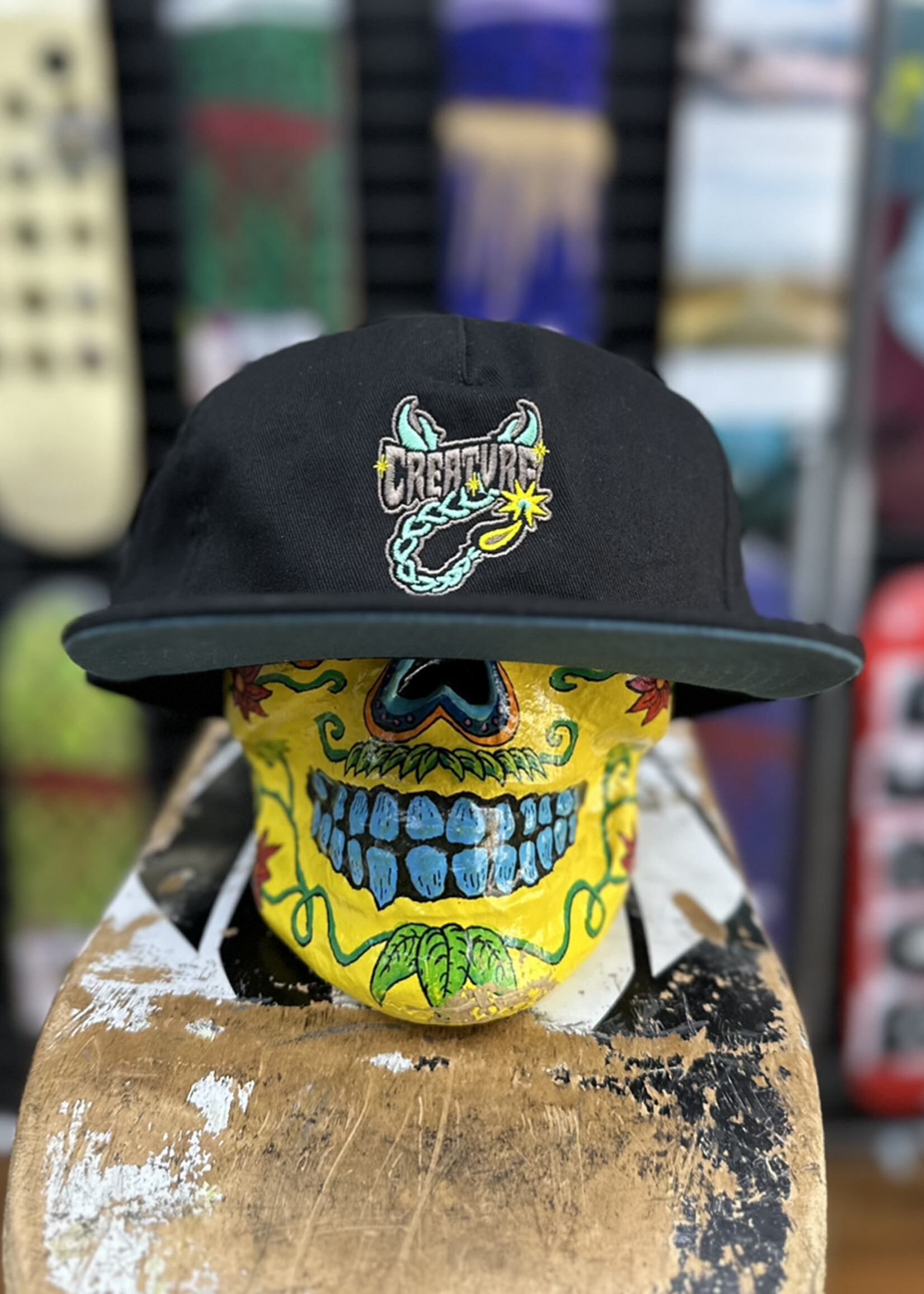 Creature CREATURE - Deadly Sands Black Strapback Cap