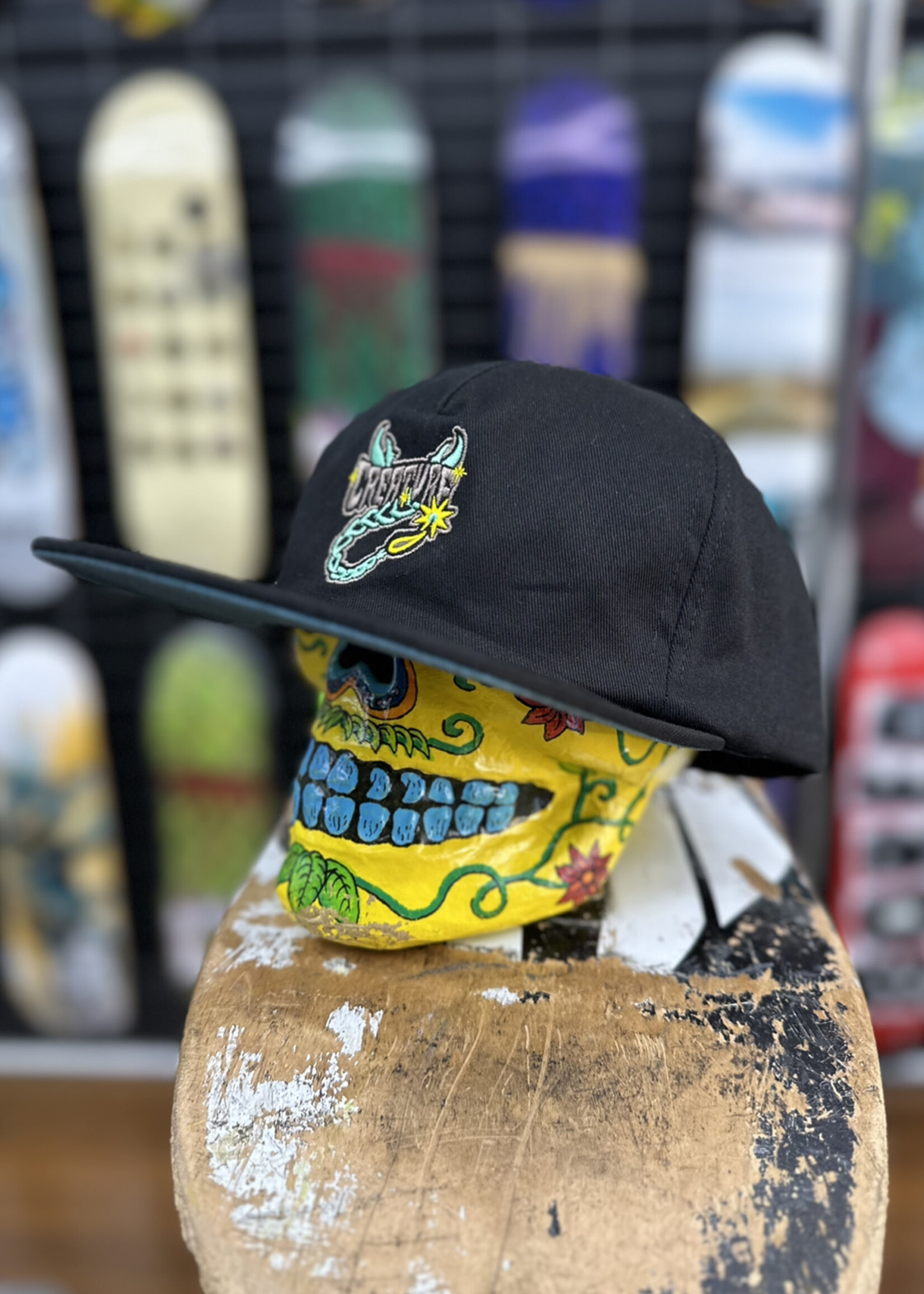 Creature CREATURE - Deadly Sands Black Strapback Cap