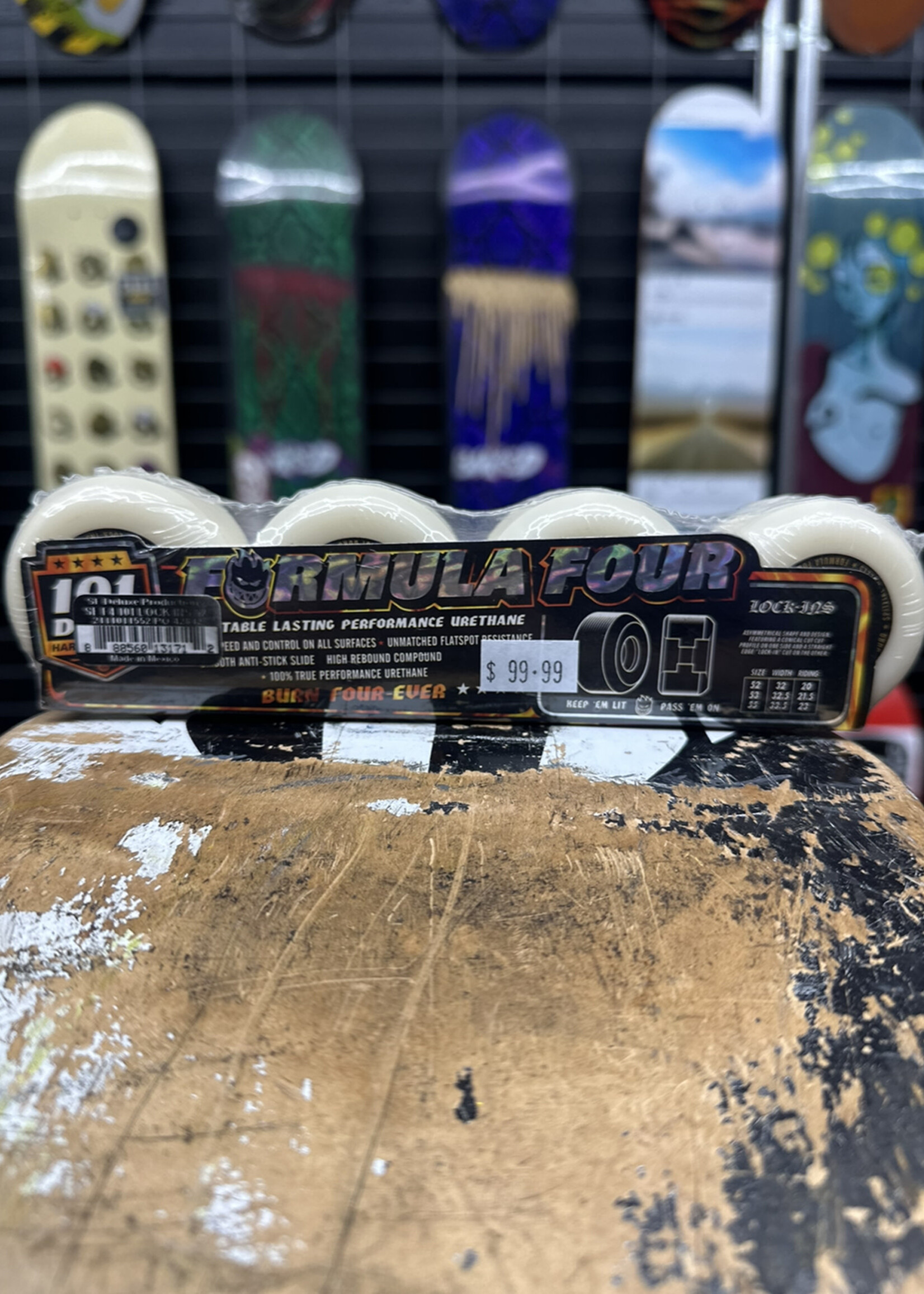 Spitfire Wheels SPITFIRE WHEELS - Formula Four Lock-In - 101a 52mm