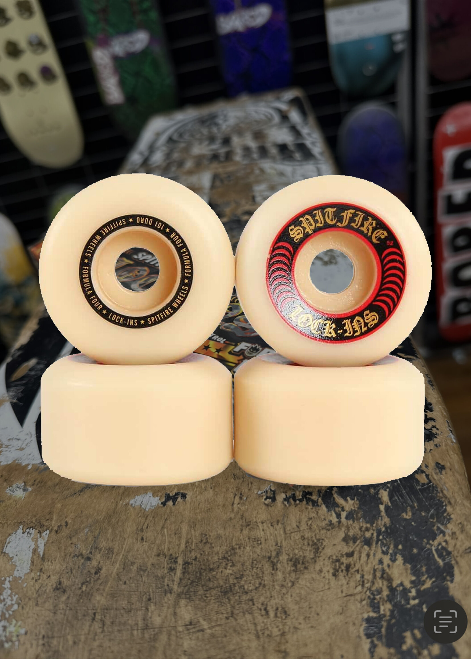 Spitfire Wheels SPITFIRE WHEELS - Formula Four Lock-In - 101a 52mm