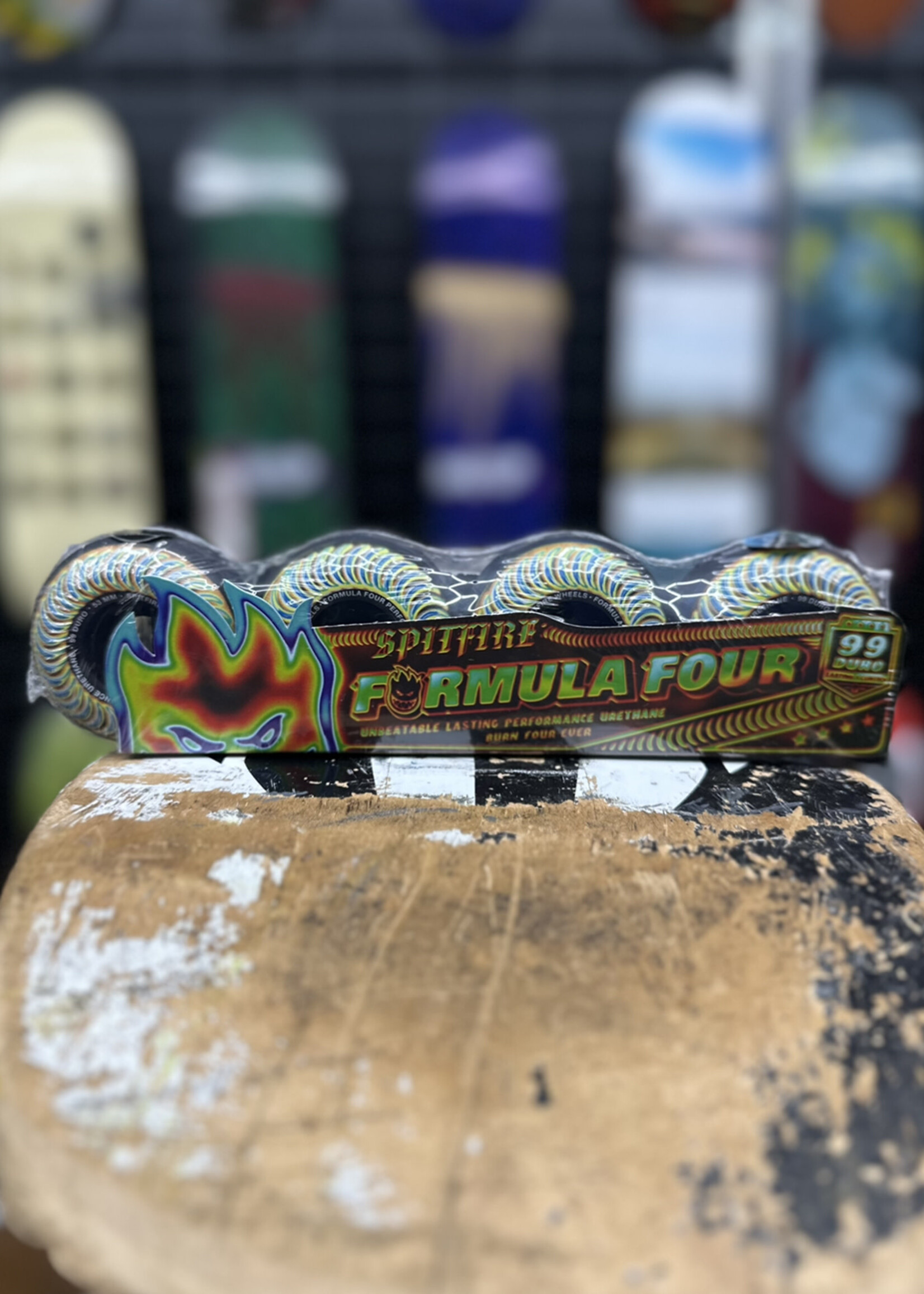 Spitfire Wheels SPITFIRE WHEELS - Formula Four Radioactive Classic Black - 53mm 99a