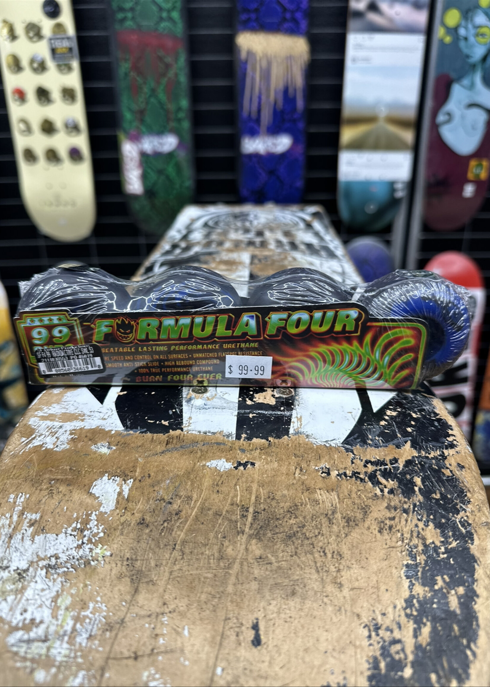 Spitfire Wheels SPITFIRE WHEELS - Formula Four Radioactive Classic Black - 53mm 99a