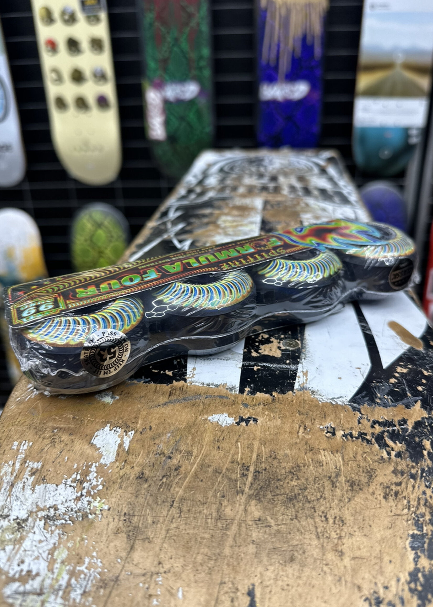 Spitfire Wheels SPITFIRE WHEELS - Formula Four Radioactive Classic Black - 53mm 99a