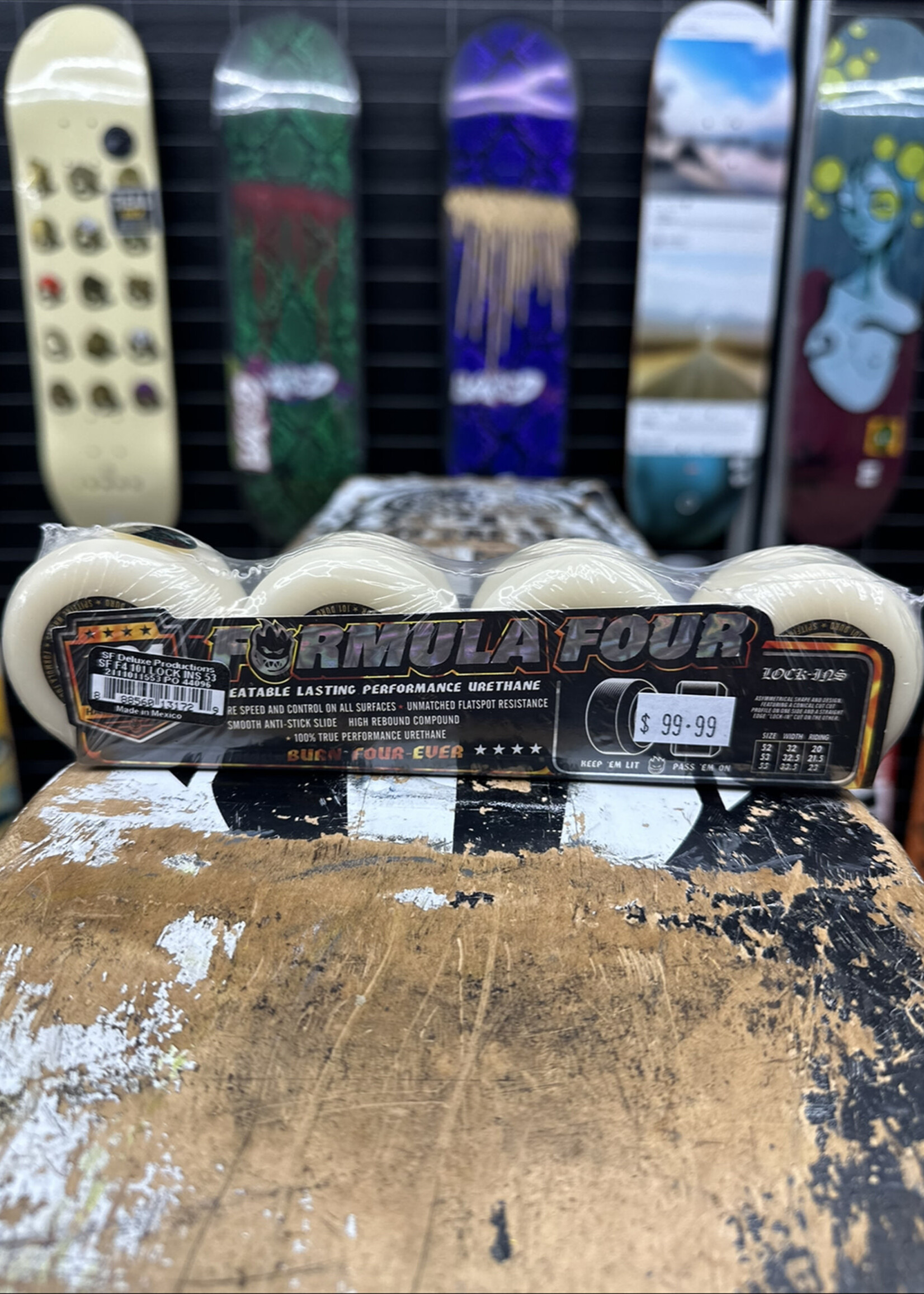 Spitfire Wheels SPITFIRE WHEELS - Formula Four Lock-In - 53mm 101a