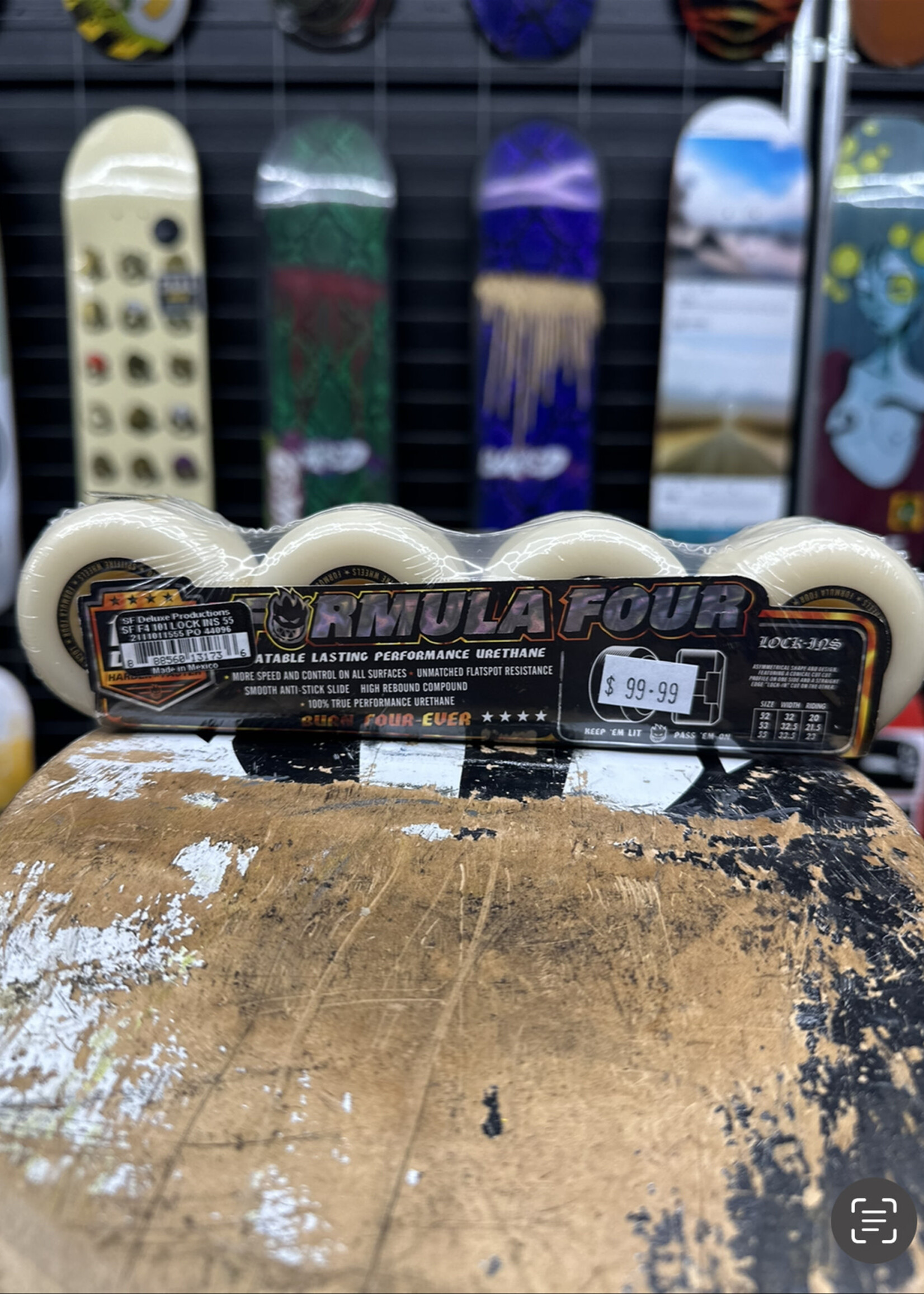 Spitfire Wheels SPITFIRE WHEELS - Formula Four Lock-In - 55mm 101a