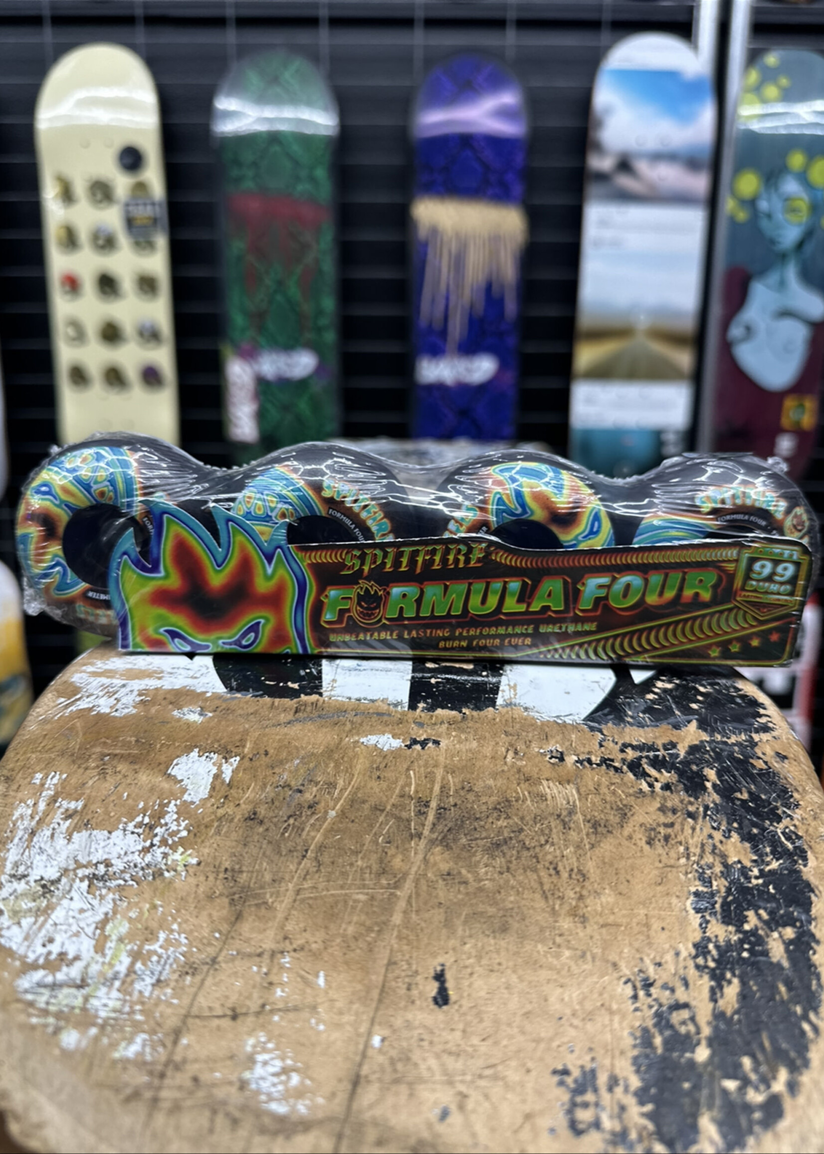 Spitfire Wheels SPITFIRE WHEELS - Formula Four Radioactive Bighead Black - 57mm 99a