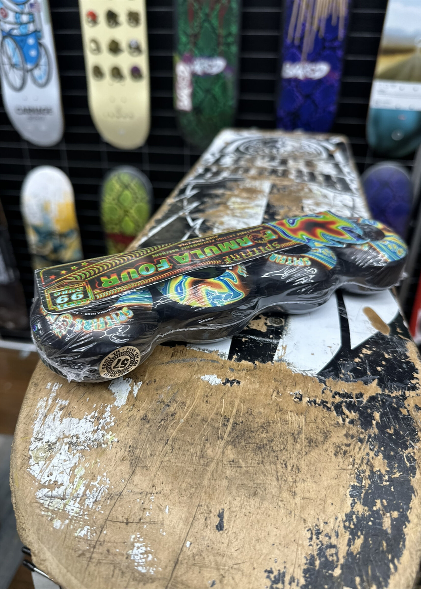 Spitfire Wheels SPITFIRE WHEELS - Formula Four Radioactive Bighead Black - 57mm 99a