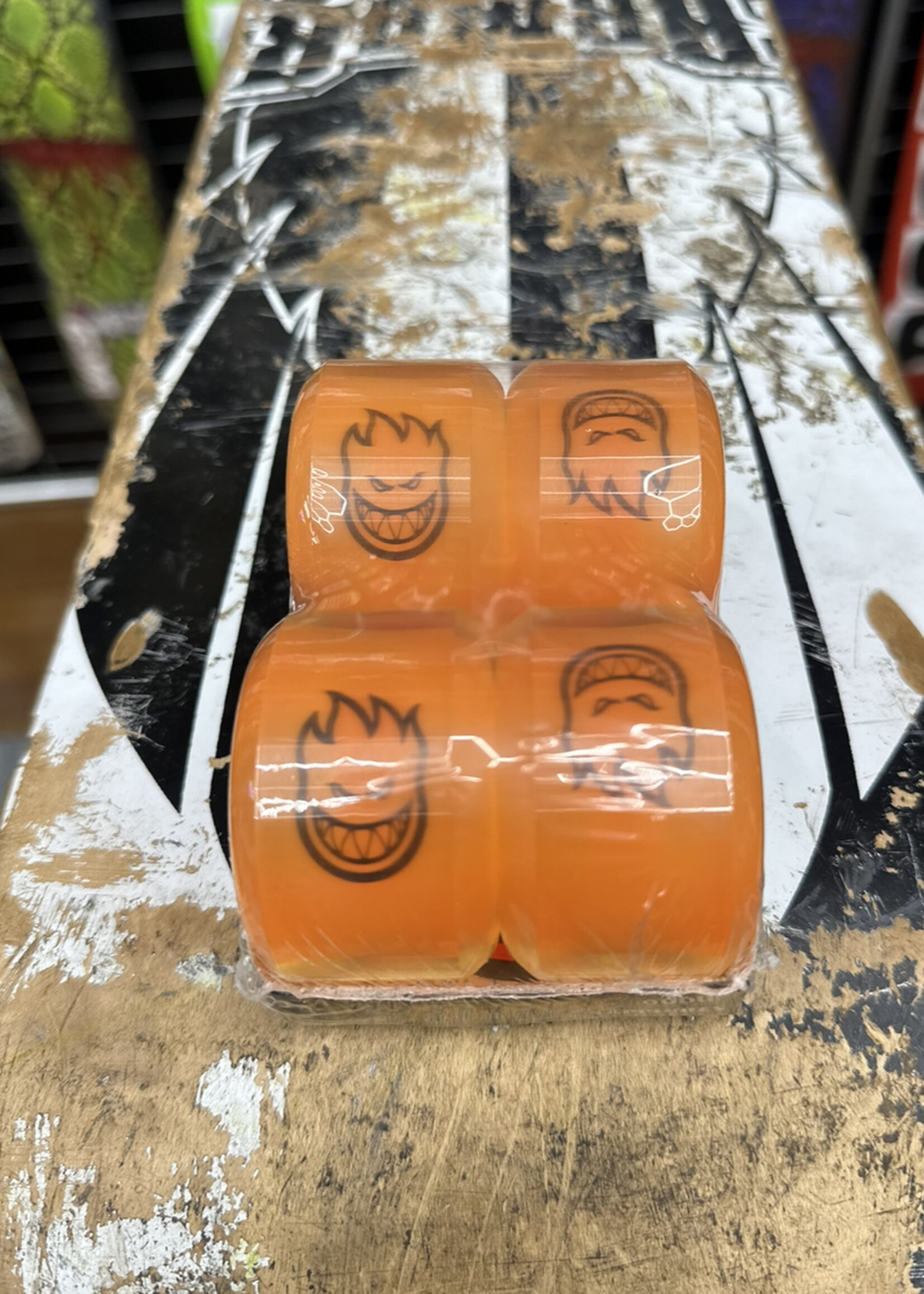 Spitfire Wheels SPITFIRE WHEELS - Sapphire Orange Conical Full - 90a/101a 56mm