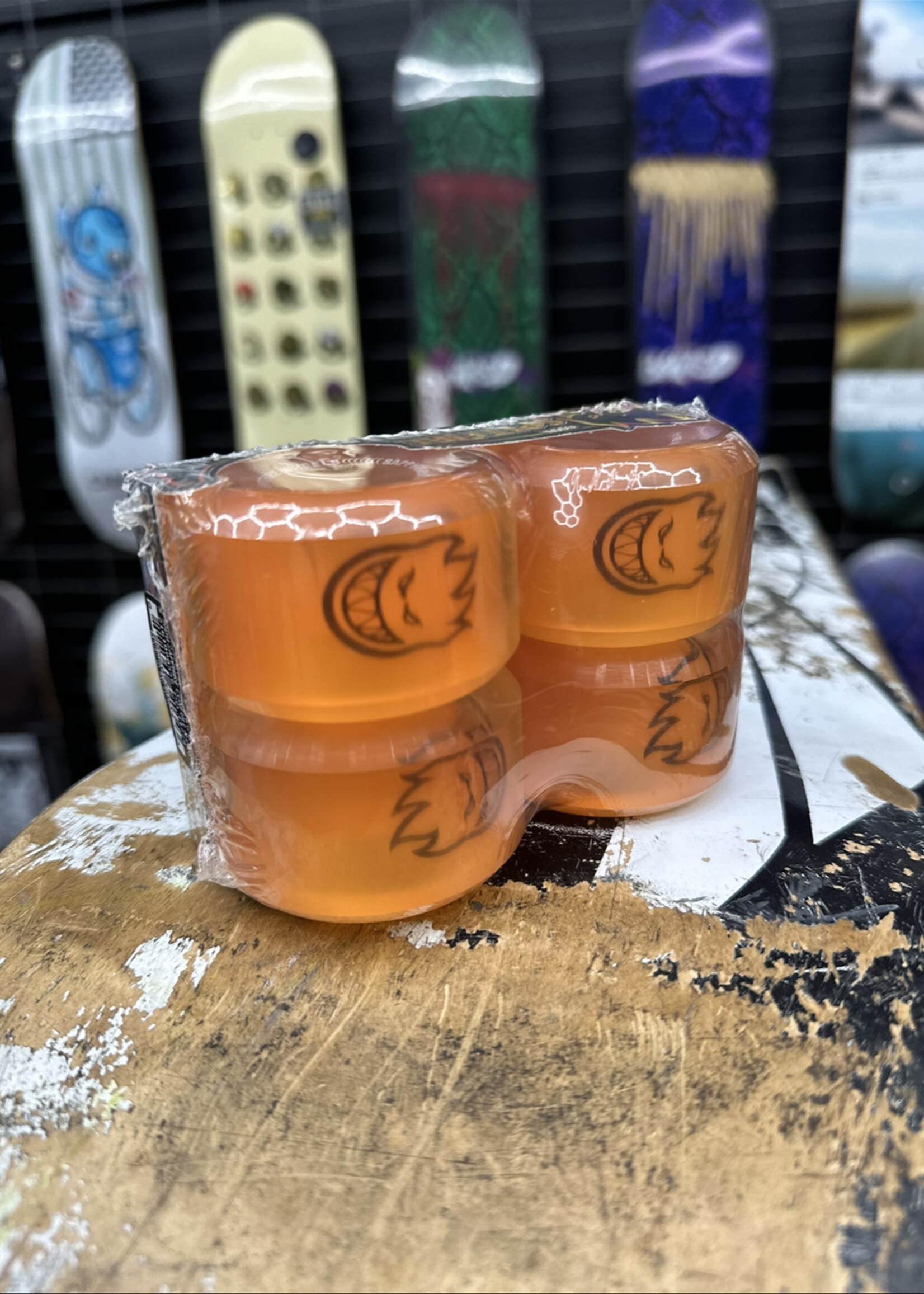 Spitfire Wheels SPITFIRE WHEELS - Sapphire Orange Conical Full - 90a/101a 56mm