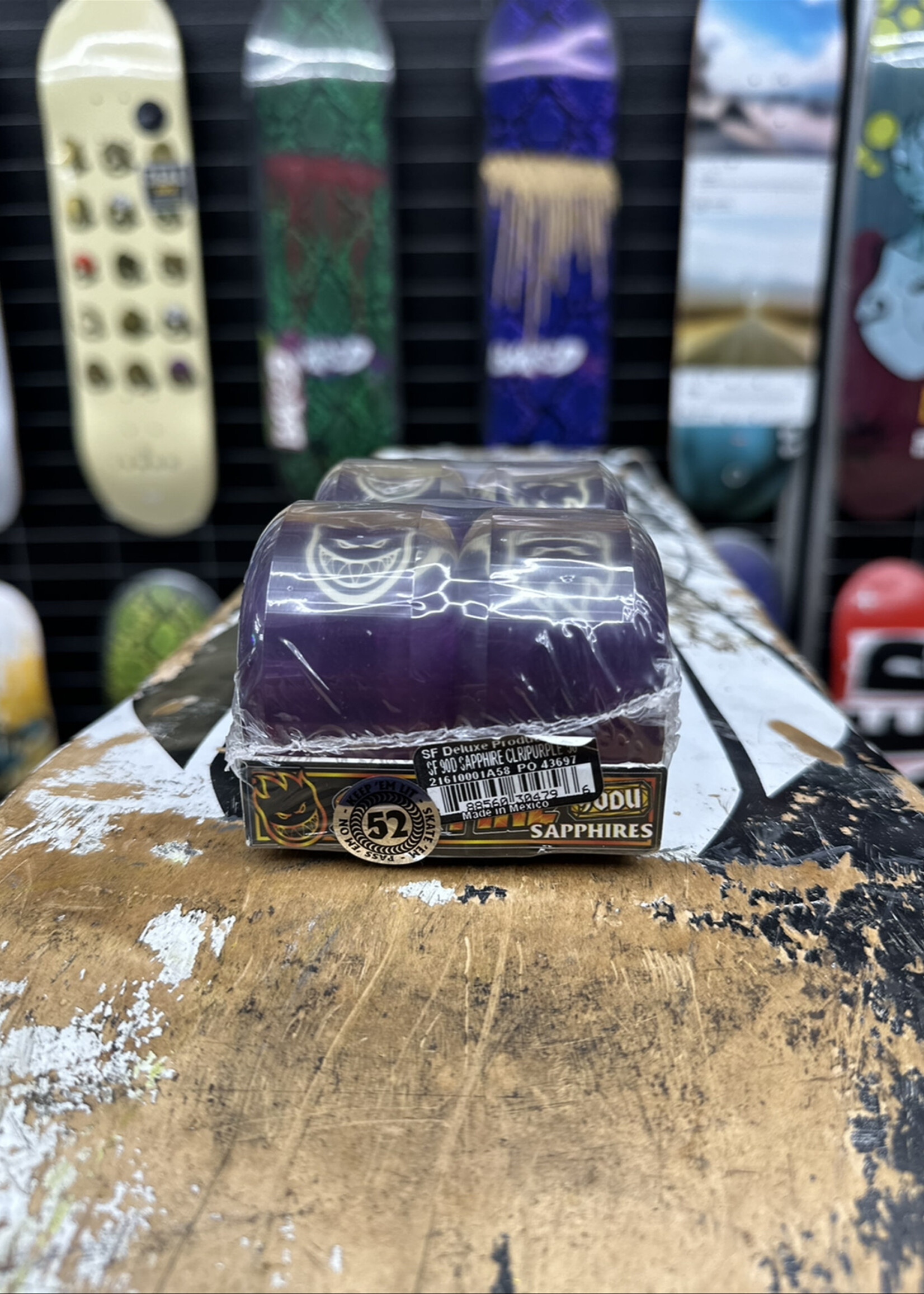 Spitfire Wheels SPITFIRE WHEELS - Sapphire Purple - 90a/101a 58mm