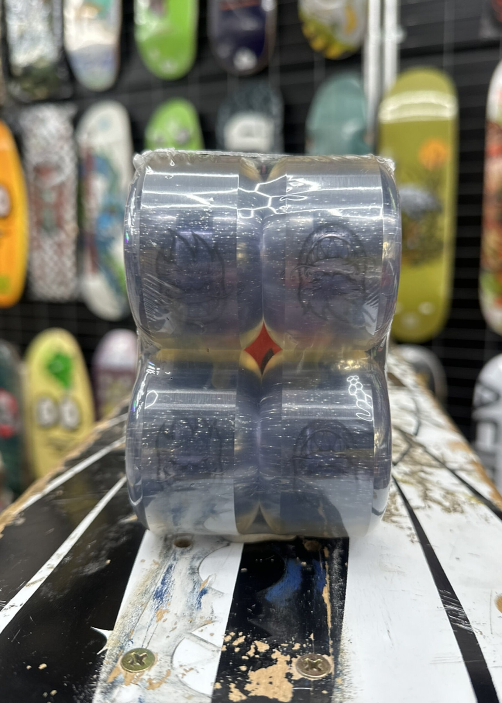 Spitfire Wheels SPITFIRE WHEELS - Sapphire Blue/Glitter Grimple Stix - 90a/101a 58mm