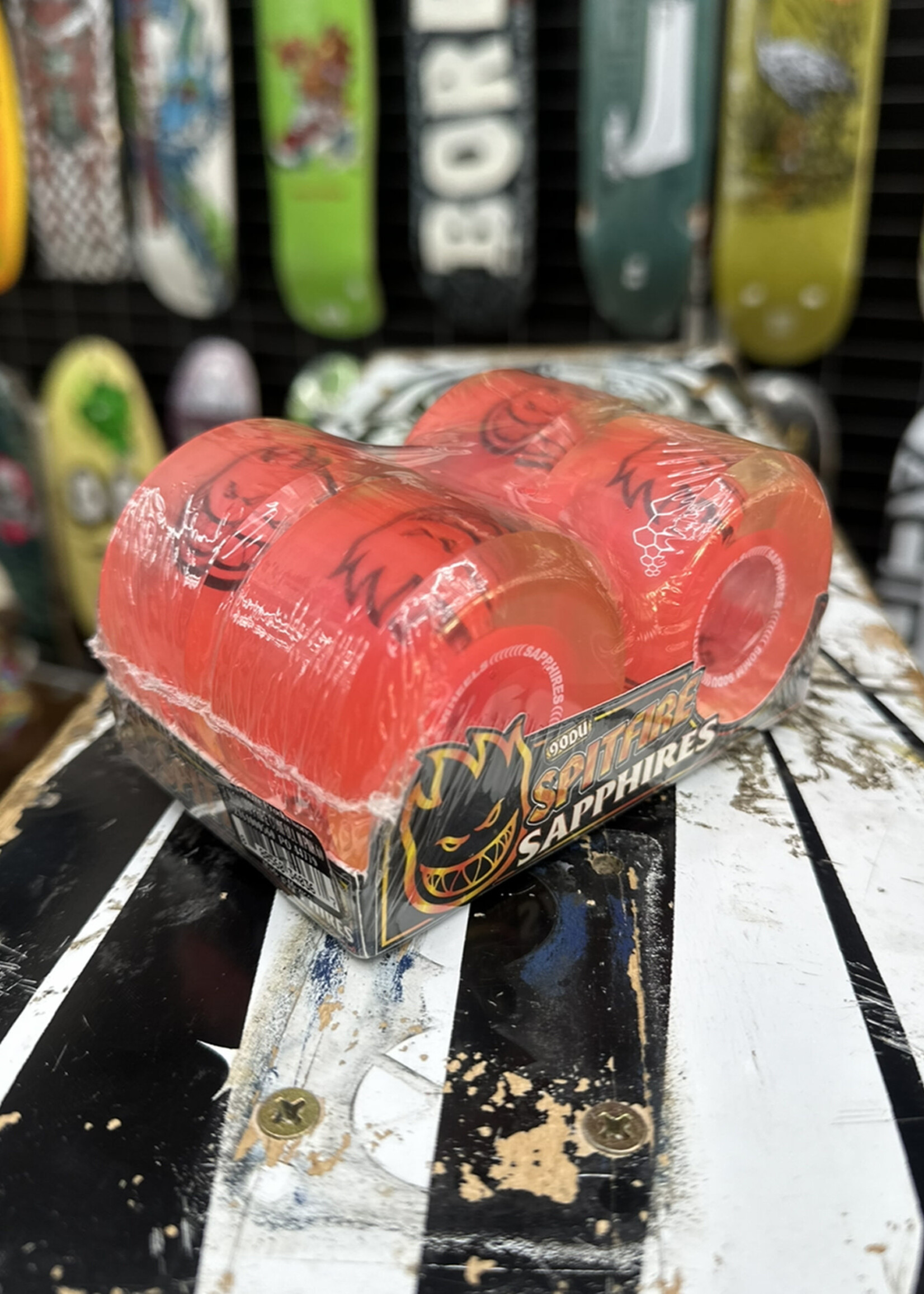 Spitfire Wheels SPITFIRE WHEELS - Sapphire Pink Conical Full - 90a/101a 60mm