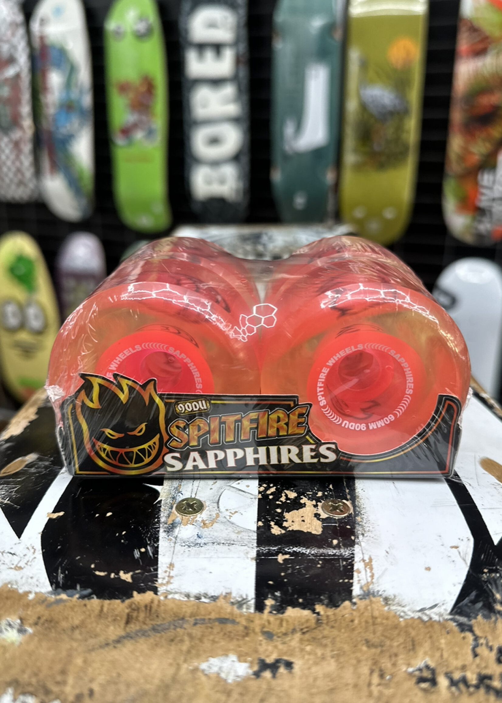 Spitfire Wheels SPITFIRE WHEELS - Sapphire Pink Conical Full - 90a/101a 60mm