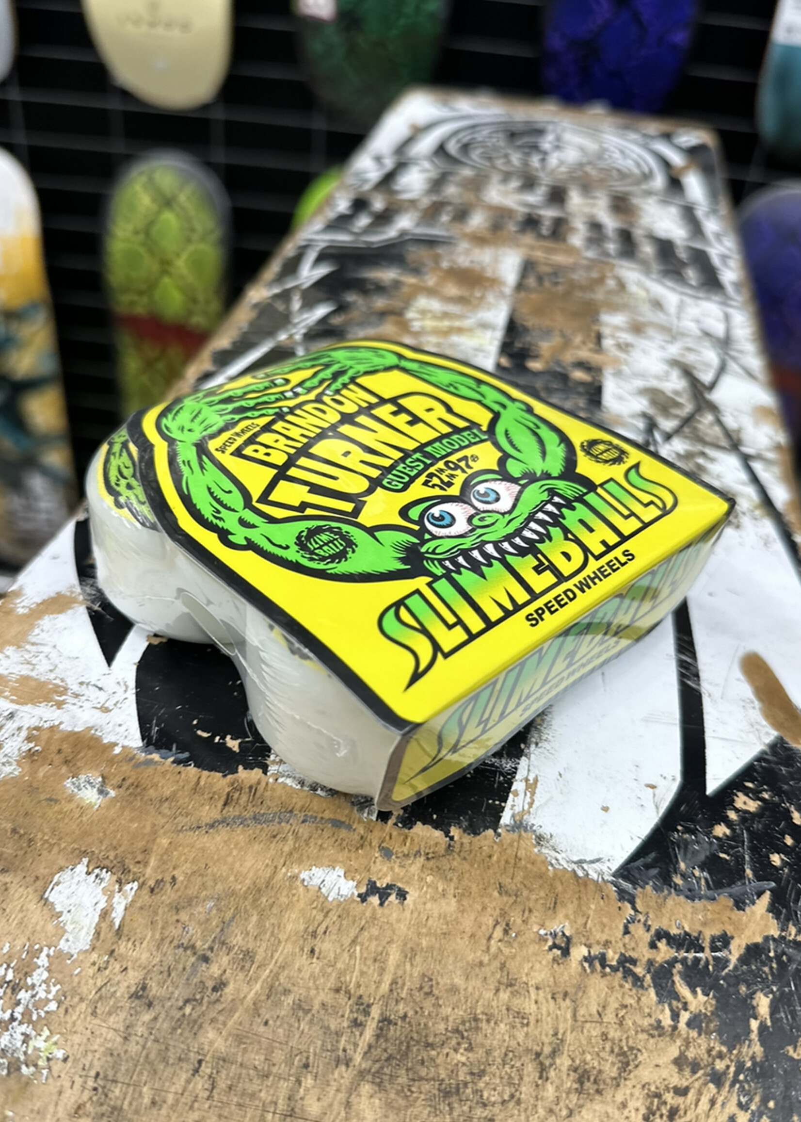 Slime Balls SLIME BALLS - Chubbies Brandon Turner Guest Wheel White - 52mm 97a