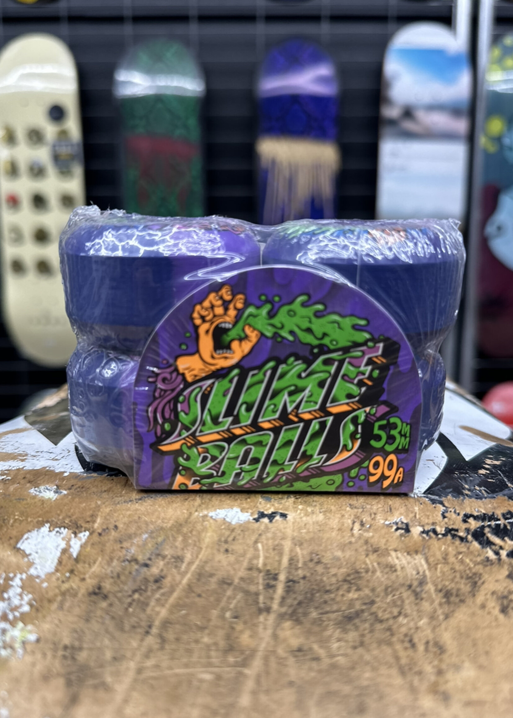Slime Balls SLIME BALLS - Greetings Purple/Black Wheels - 53mm 99a