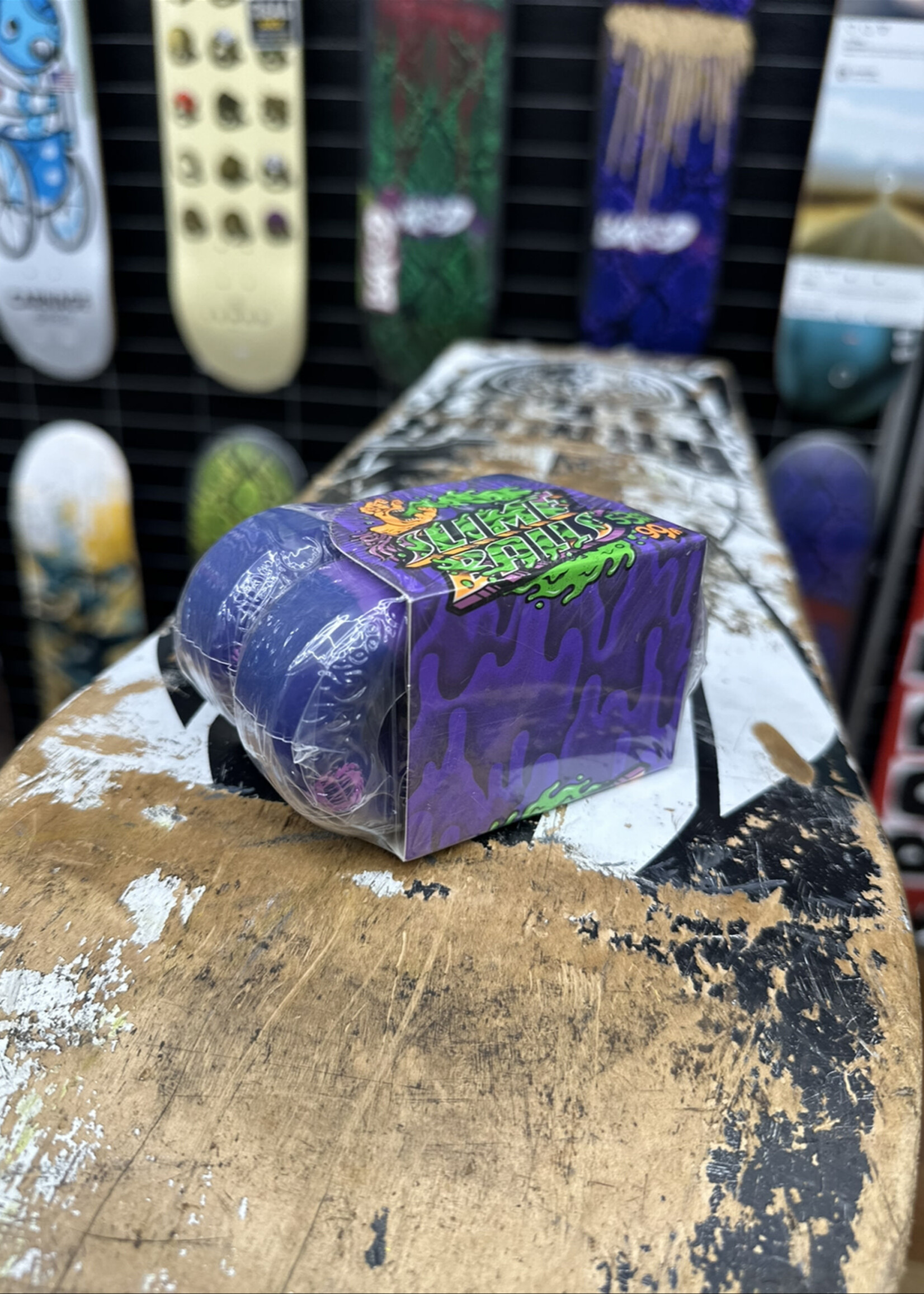 Slime Balls SLIME BALLS - Greetings Purple/Black Wheels - 53mm 99a