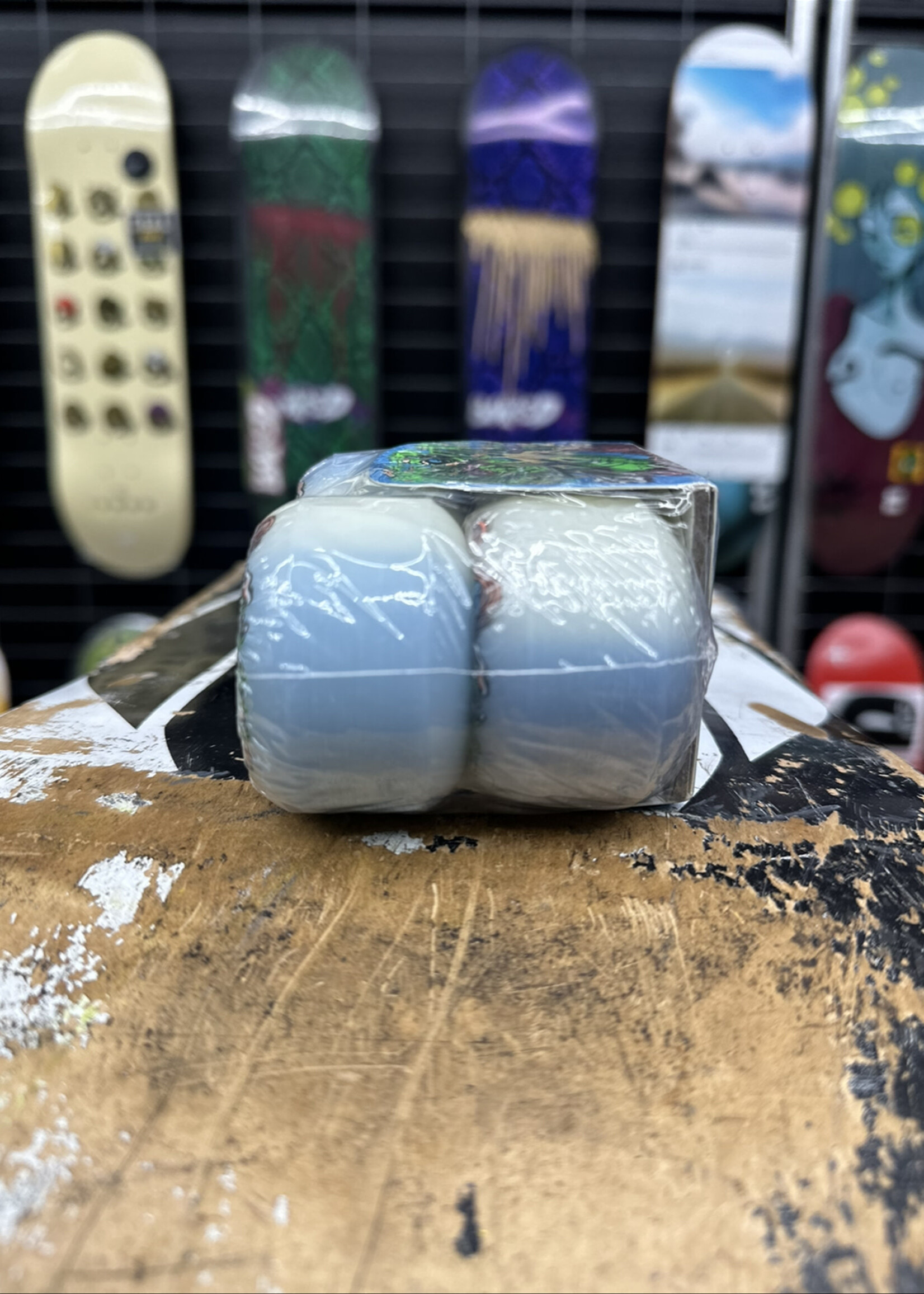 Slime Balls SLIME BALLS - Hairballs White/Blue - 53mm 95a