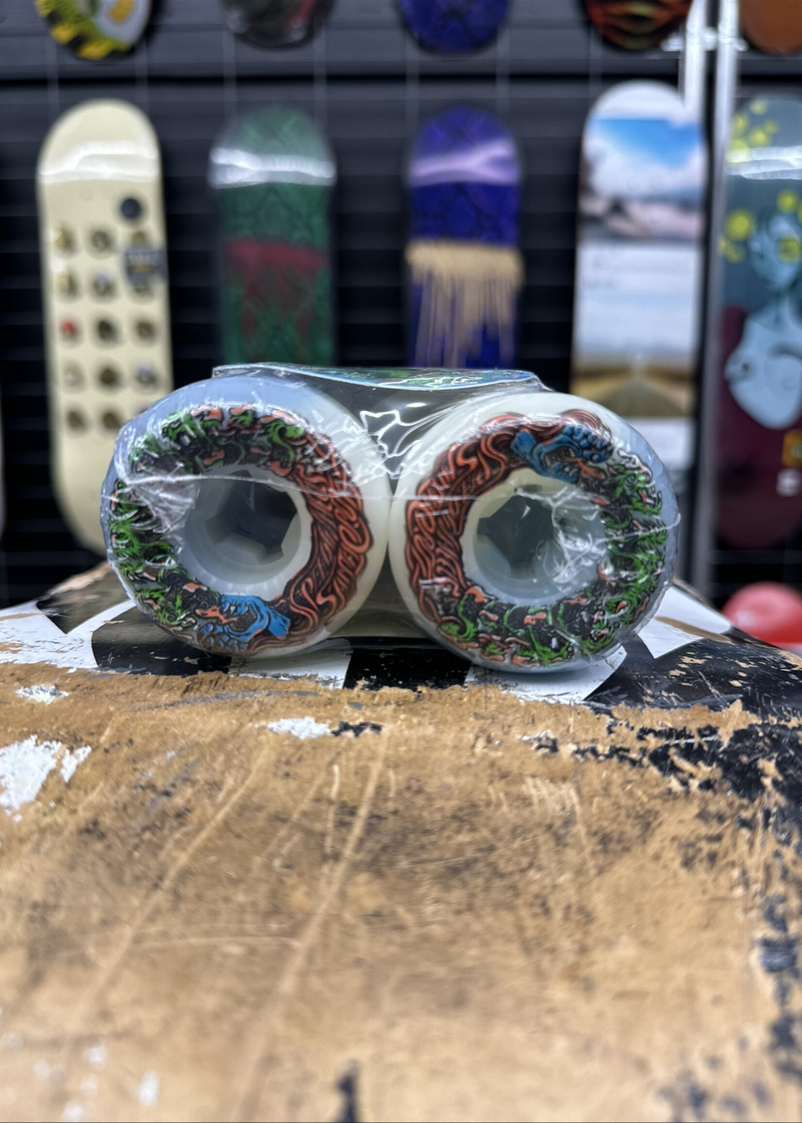 Slime Balls SLIME BALLS - Hairballs White/Blue - 53mm 95a