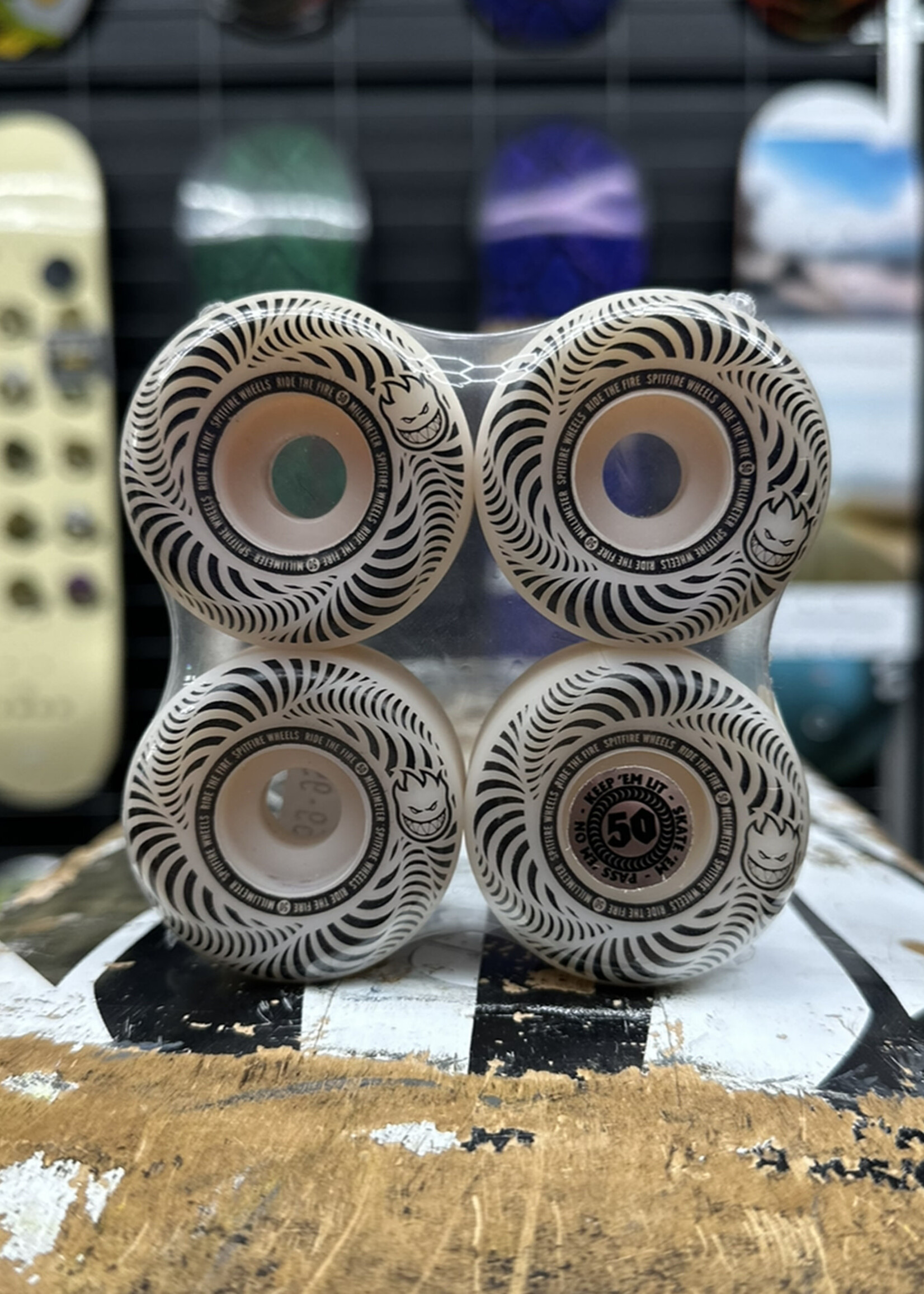 Spitfire Wheels SPITFIRE WHEELS - Flashpoint Conical Full Natural - 50mm 99a