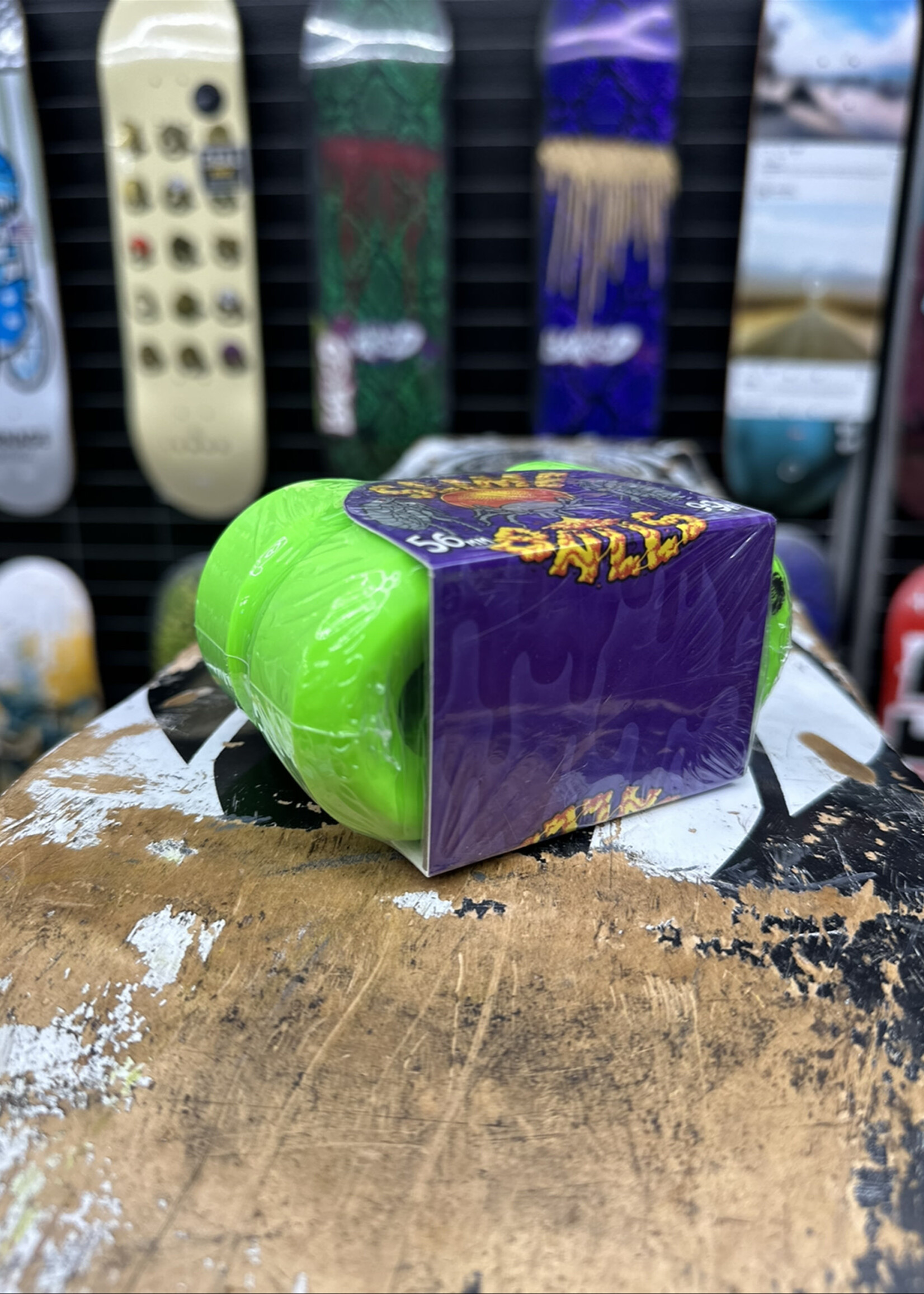 Slime Balls SLIME BALLS - Fleaball Green Wheels - 56mm 99a