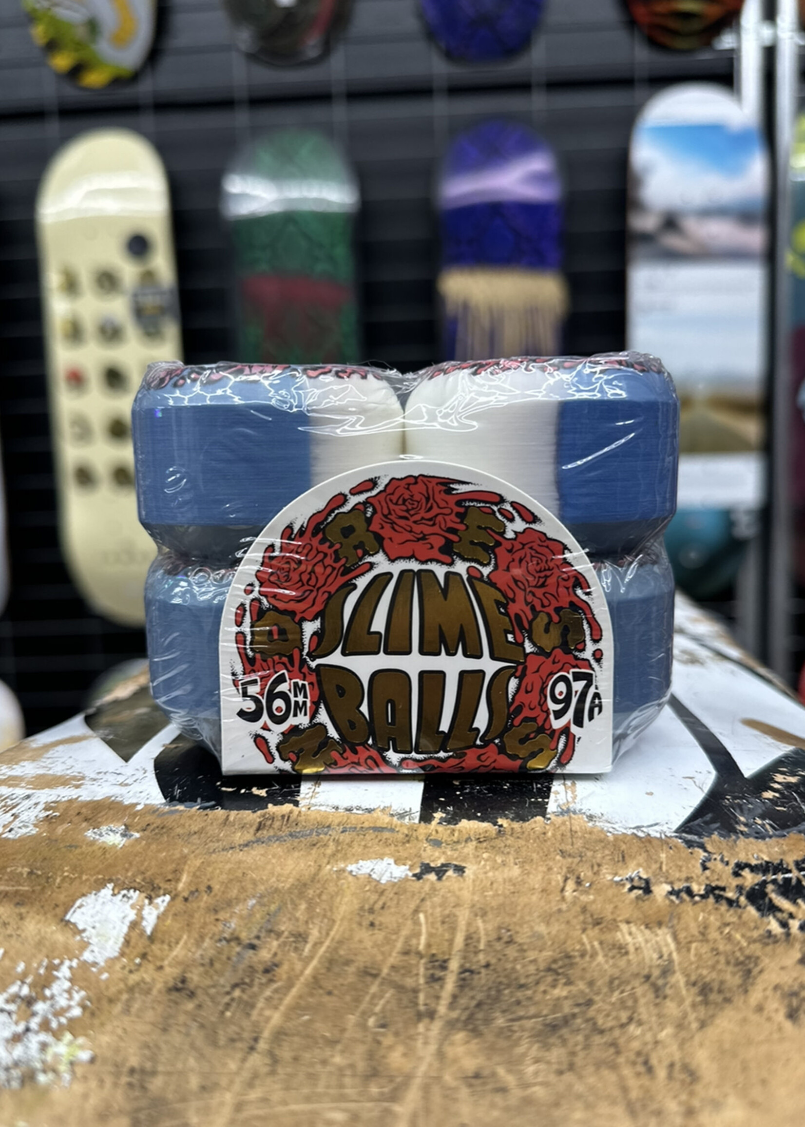 Slime Balls SLIME BALLS - Vomit Mini Eric Dressen White/Blue/Black - 56mm 97a