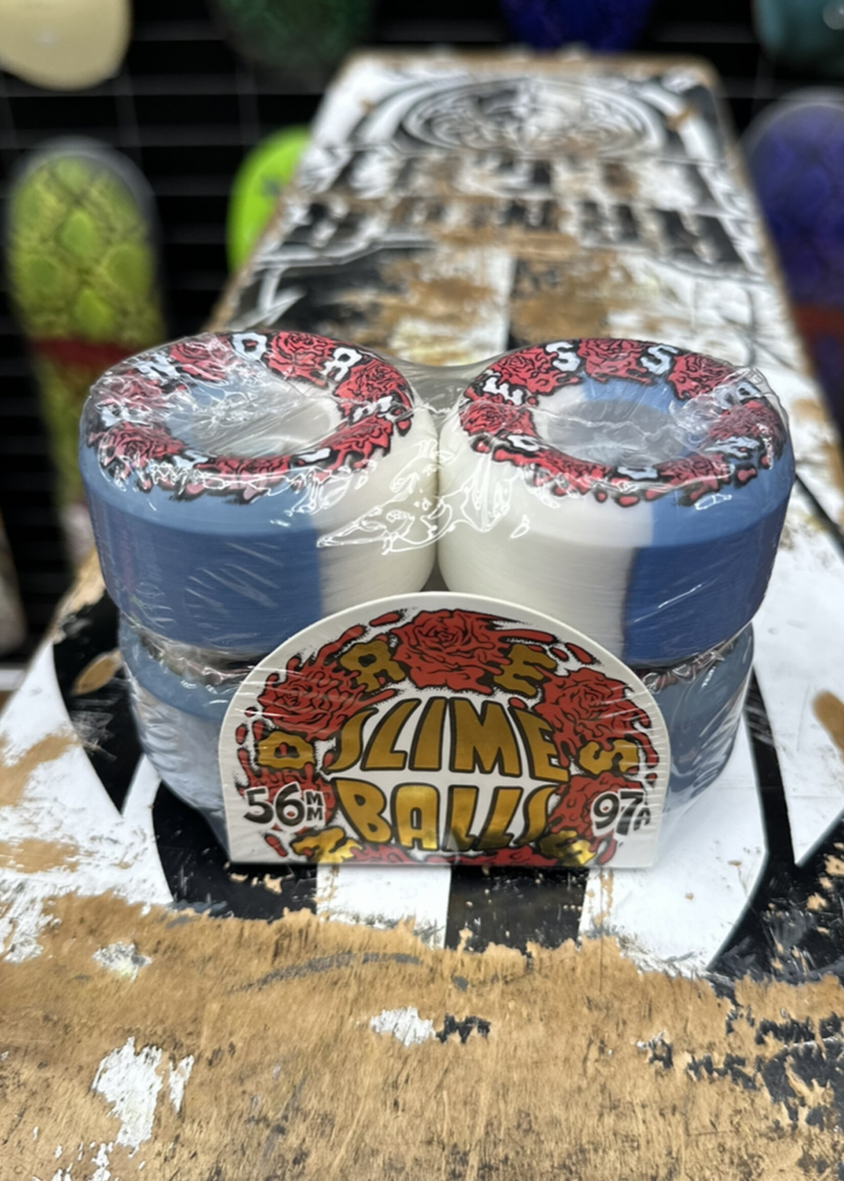 Slime Balls SLIME BALLS - Vomit Mini Eric Dressen White/Blue/Black - 56mm 97a