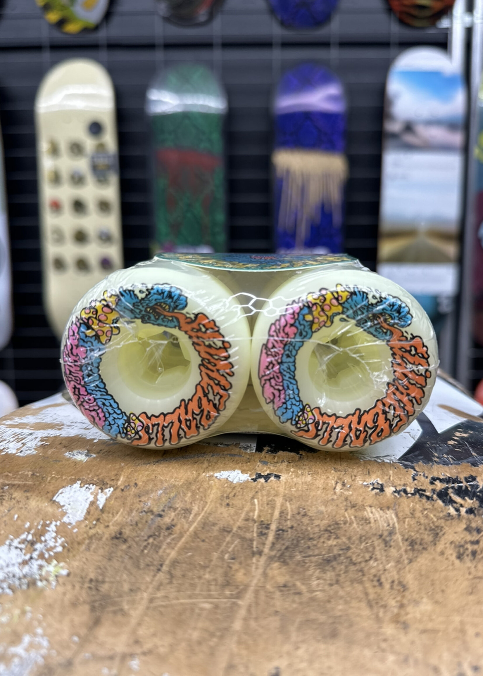 Slime Balls SLIME BALLS - Mini Vomit White - 56mm 97a