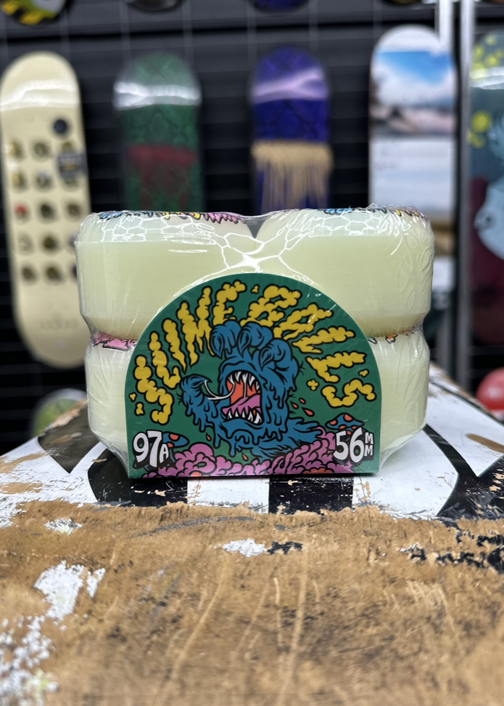 Slime Balls SLIME BALLS - Mini Vomit White - 56mm 97a