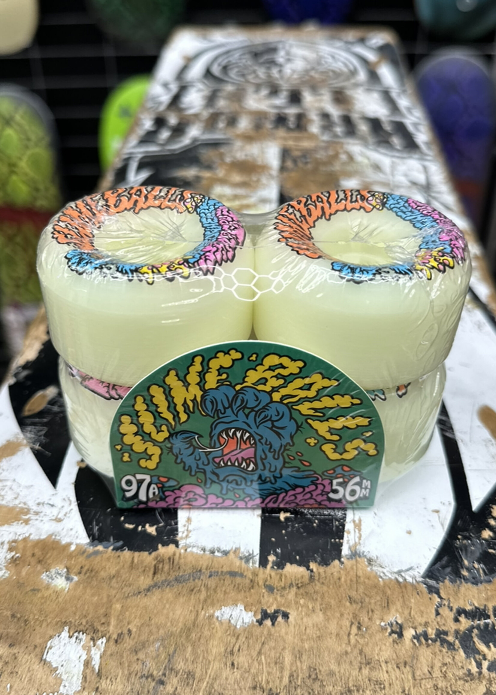 Slime Balls SLIME BALLS - Mini Vomit White - 56mm 97a