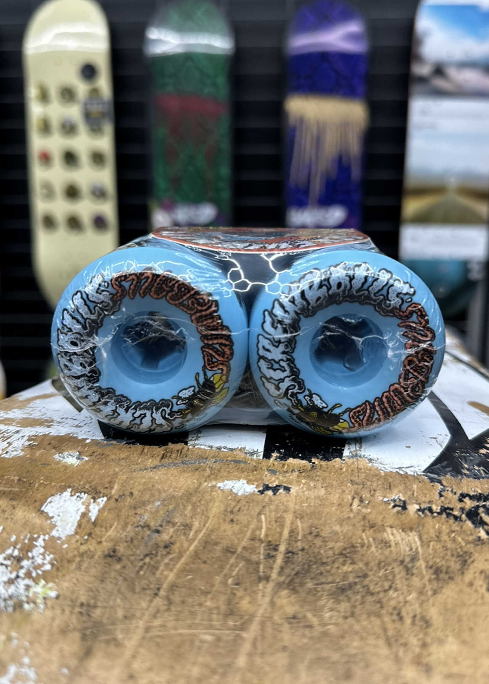 Slime Balls SLIME BALLS - Screwballs Blue - 56mm 99a