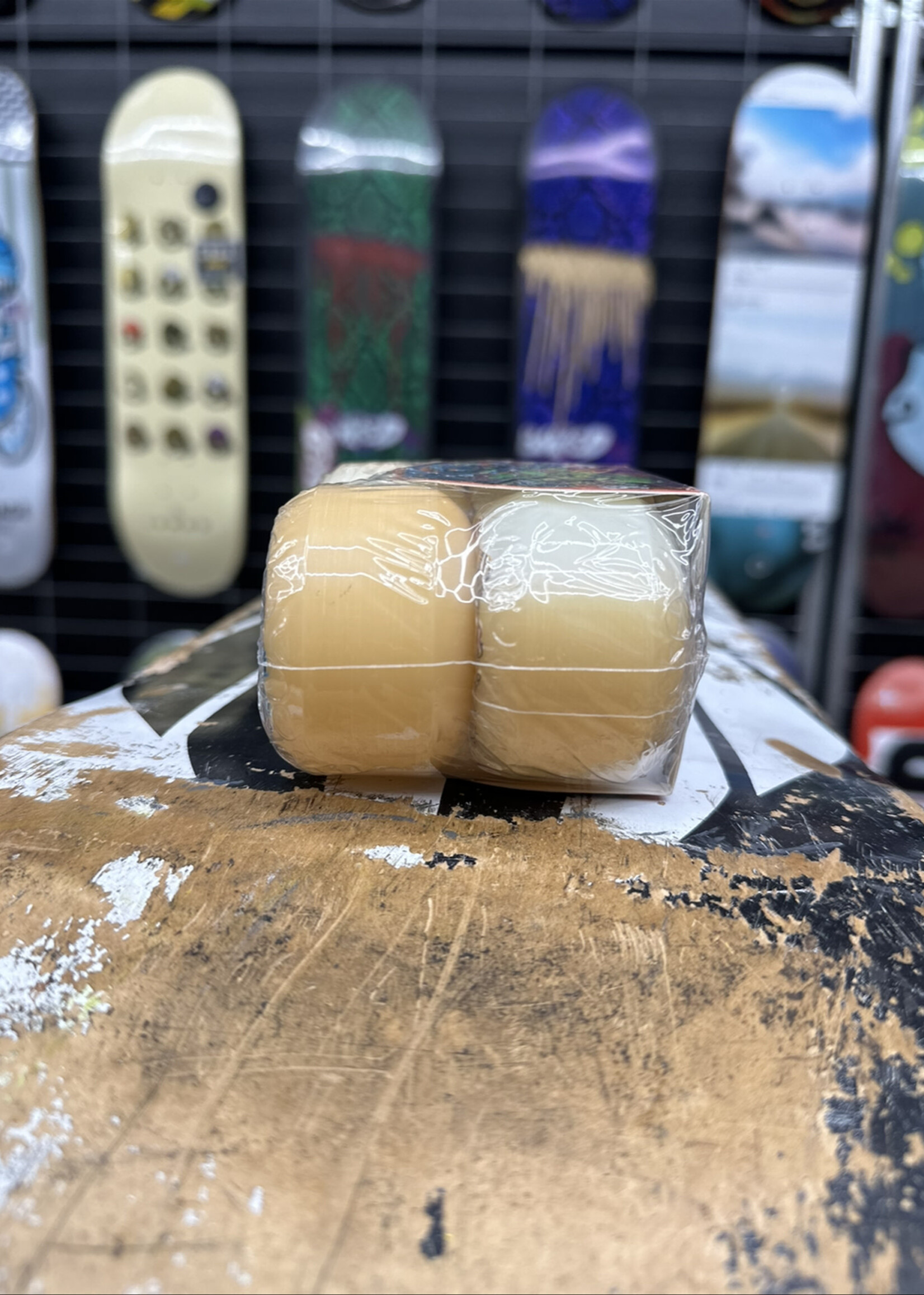 Slime Balls SLIME BALLS - Hairballs White/Orange - 56mm 95a