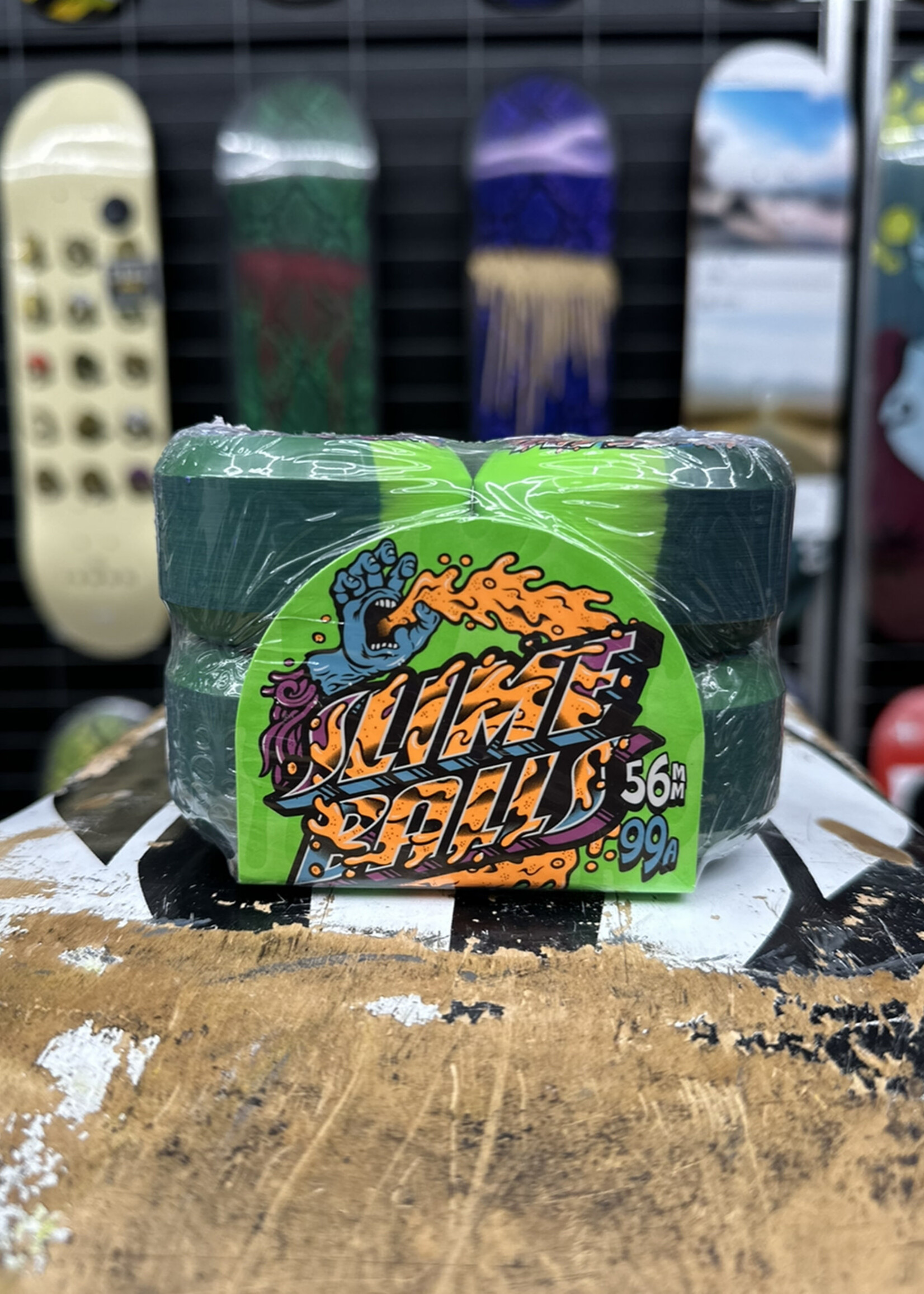 Slime Balls SLIME BALLS - Greetings Green/Green Black - 56mm 99a