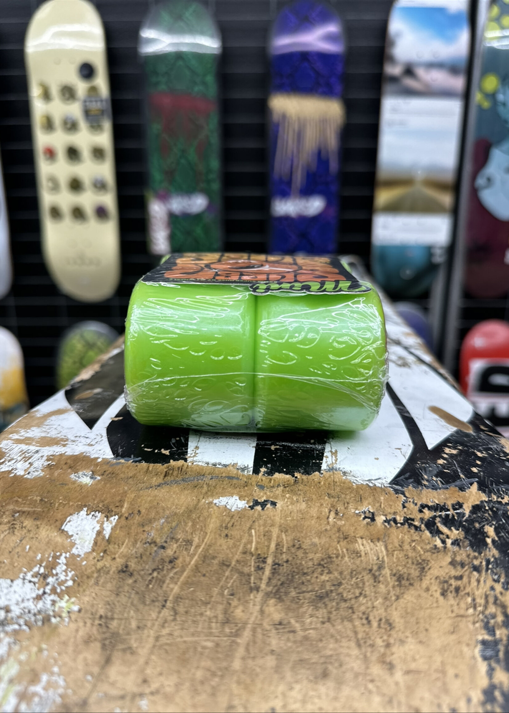 OJ's Wheels OJ WHEELS - Mini Super Juice Green/Orange - 55mm 78a