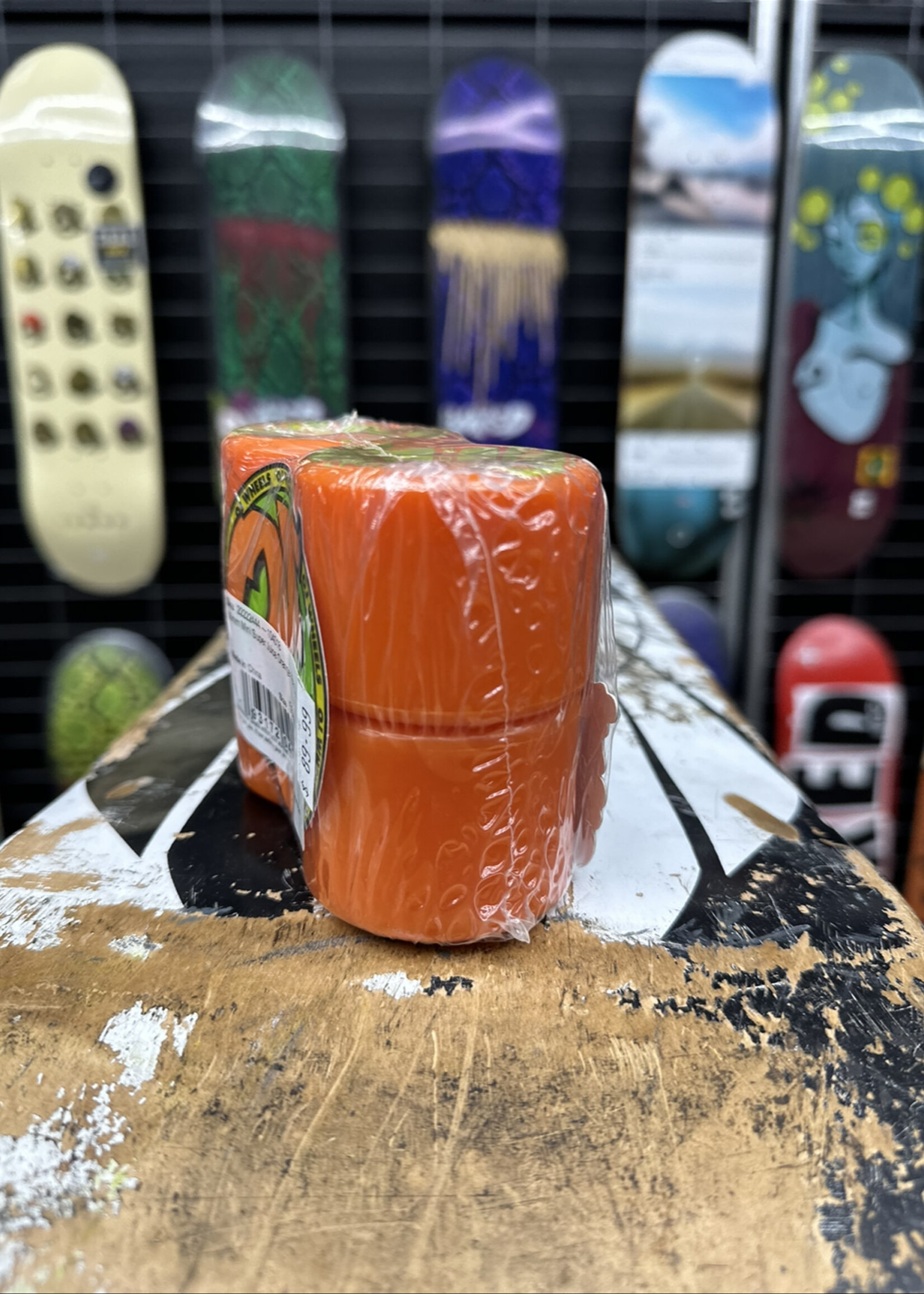 OJ's Wheels OJ WHEELS - Mini Super Juice Orange/Green - 55mm 78a