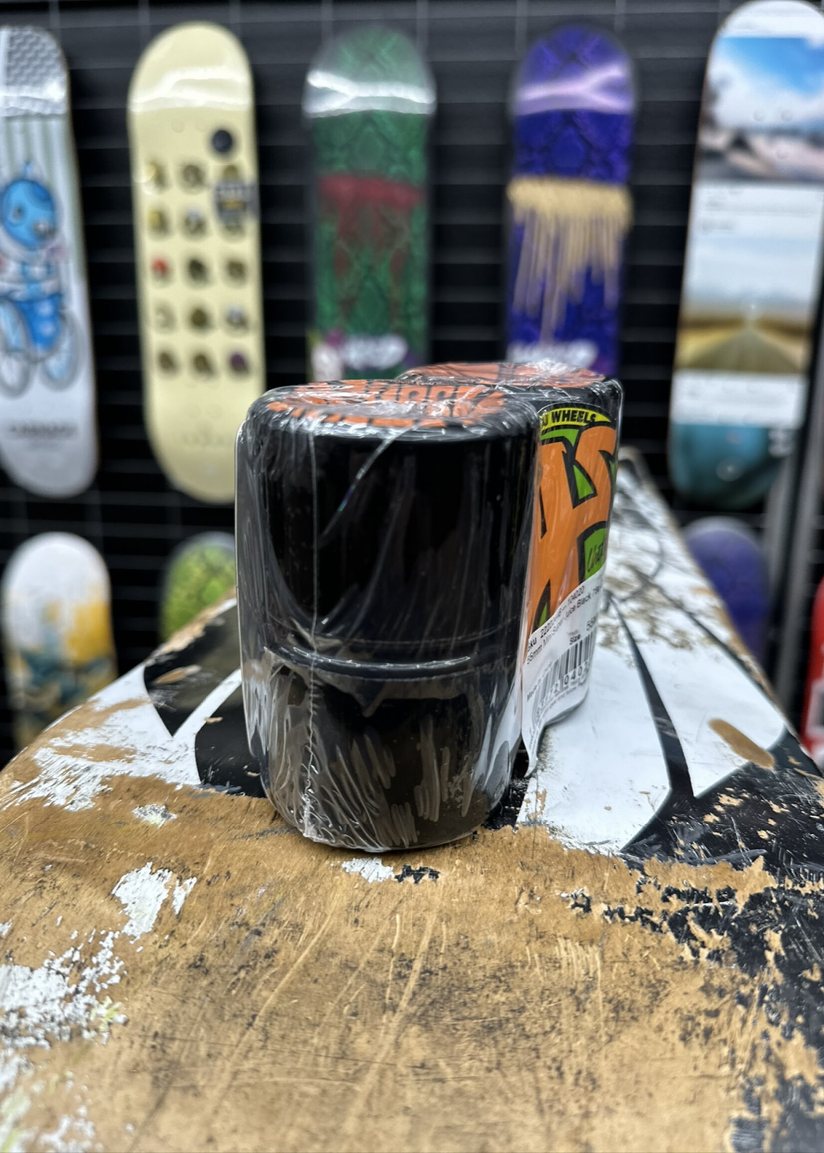 OJ's Wheels OJ WHEELS - Mini Super Juice Black/Orange - 55mm 78a