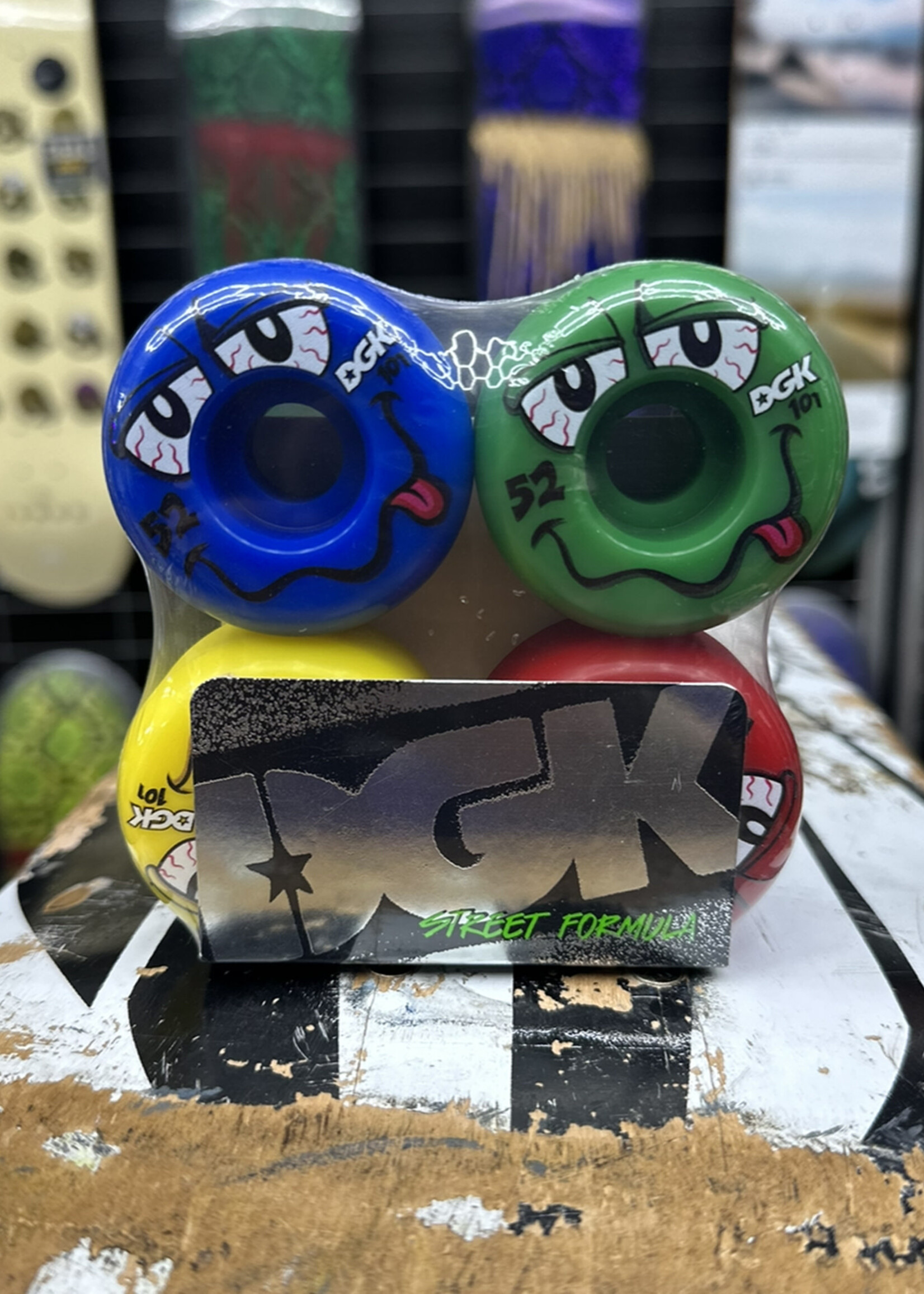 DGK DGK - Multi-Colour Drizzle Wheels - 52mm 101a