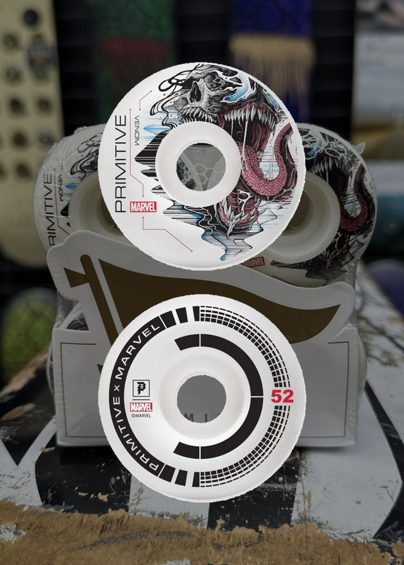PRIMITIVE PRIMITIVE - Marvel Venom Wheels - 101a 52mm