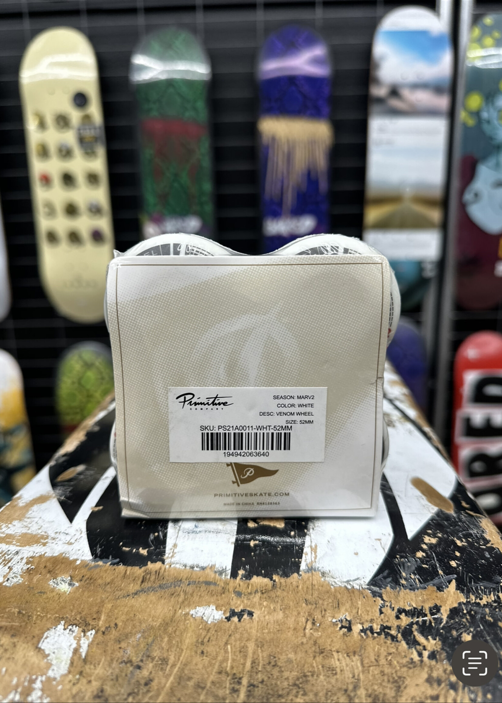 PRIMITIVE PRIMITIVE - Marvel Venom Wheels - 101a 52mm