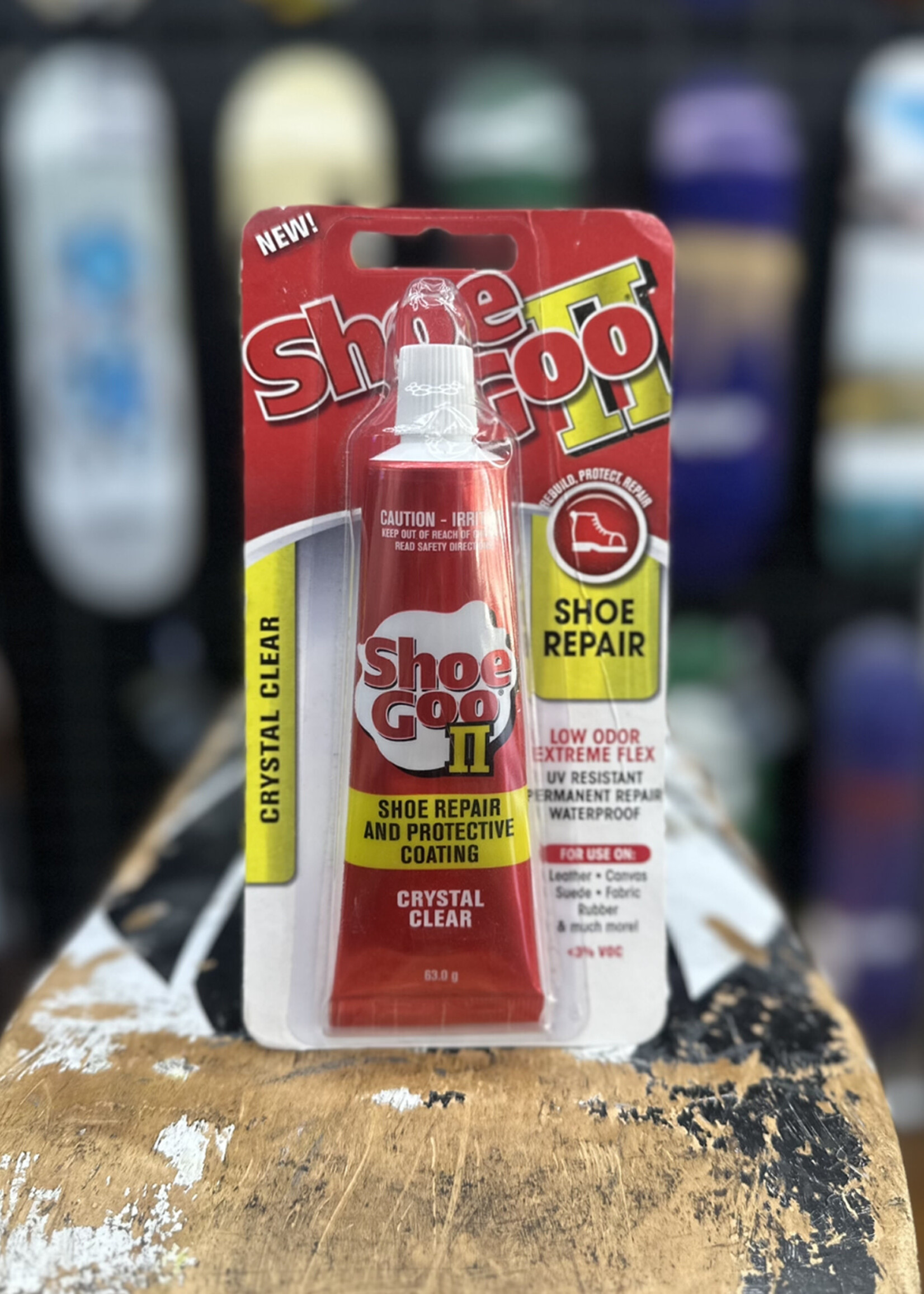 Shoe Goo SHOE GOO - II - Crystal Clear 2.2oz - Large 63g