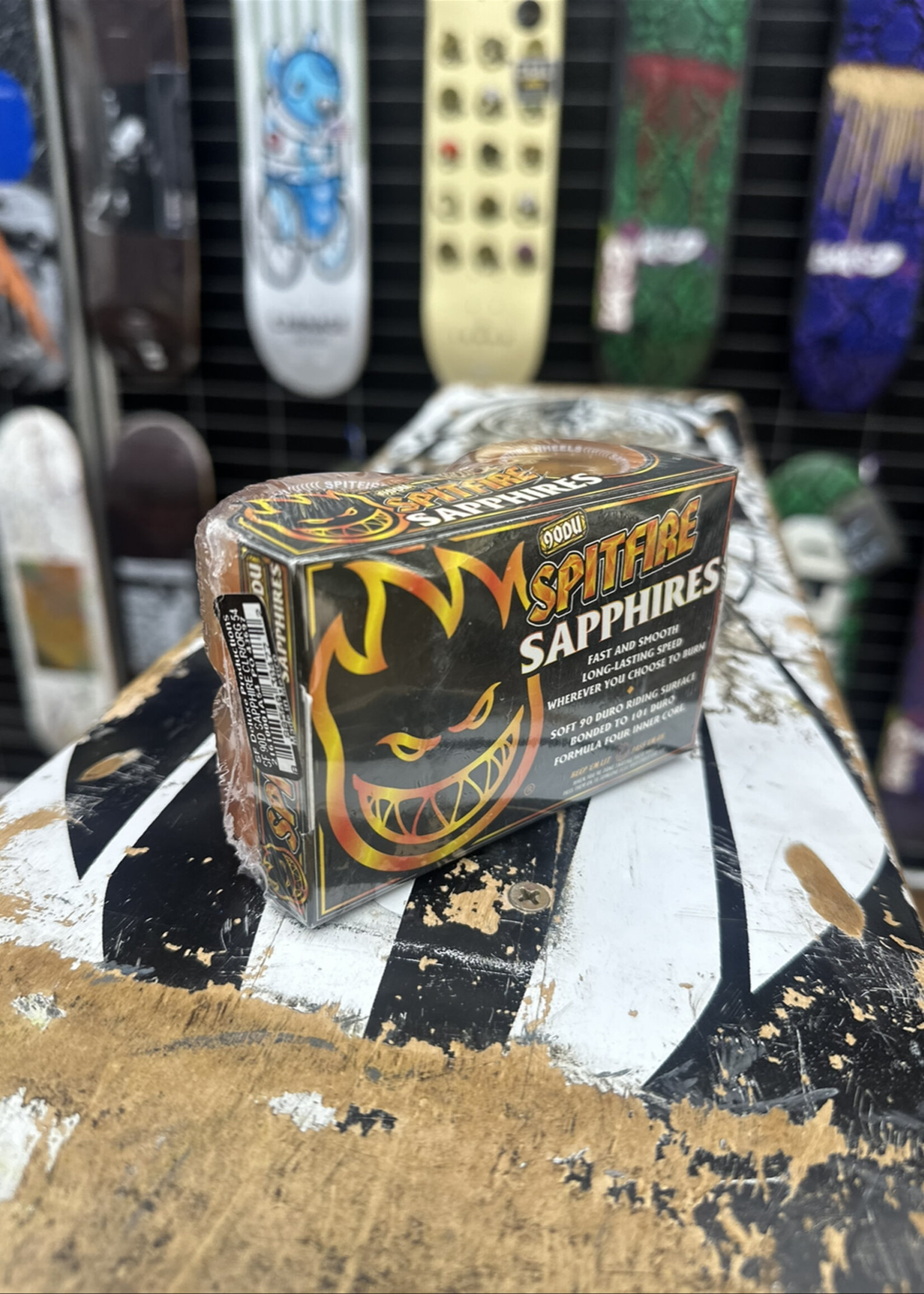 Spitfire Wheels SPITFIRE WHEELS - Sapphire Orange - 90a/101 54mm