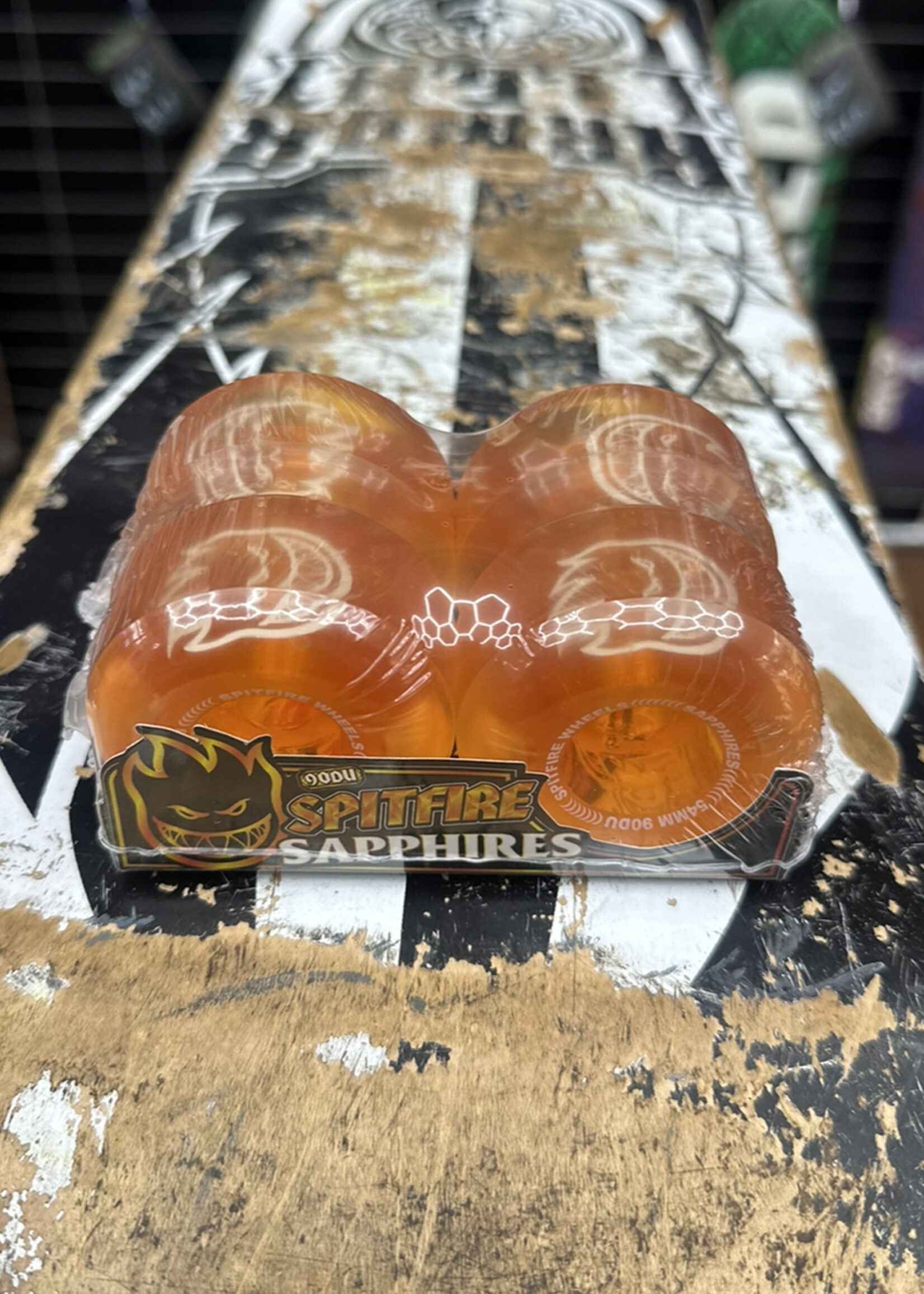 Spitfire Wheels SPITFIRE WHEELS - Sapphire Orange - 90a/101 54mm