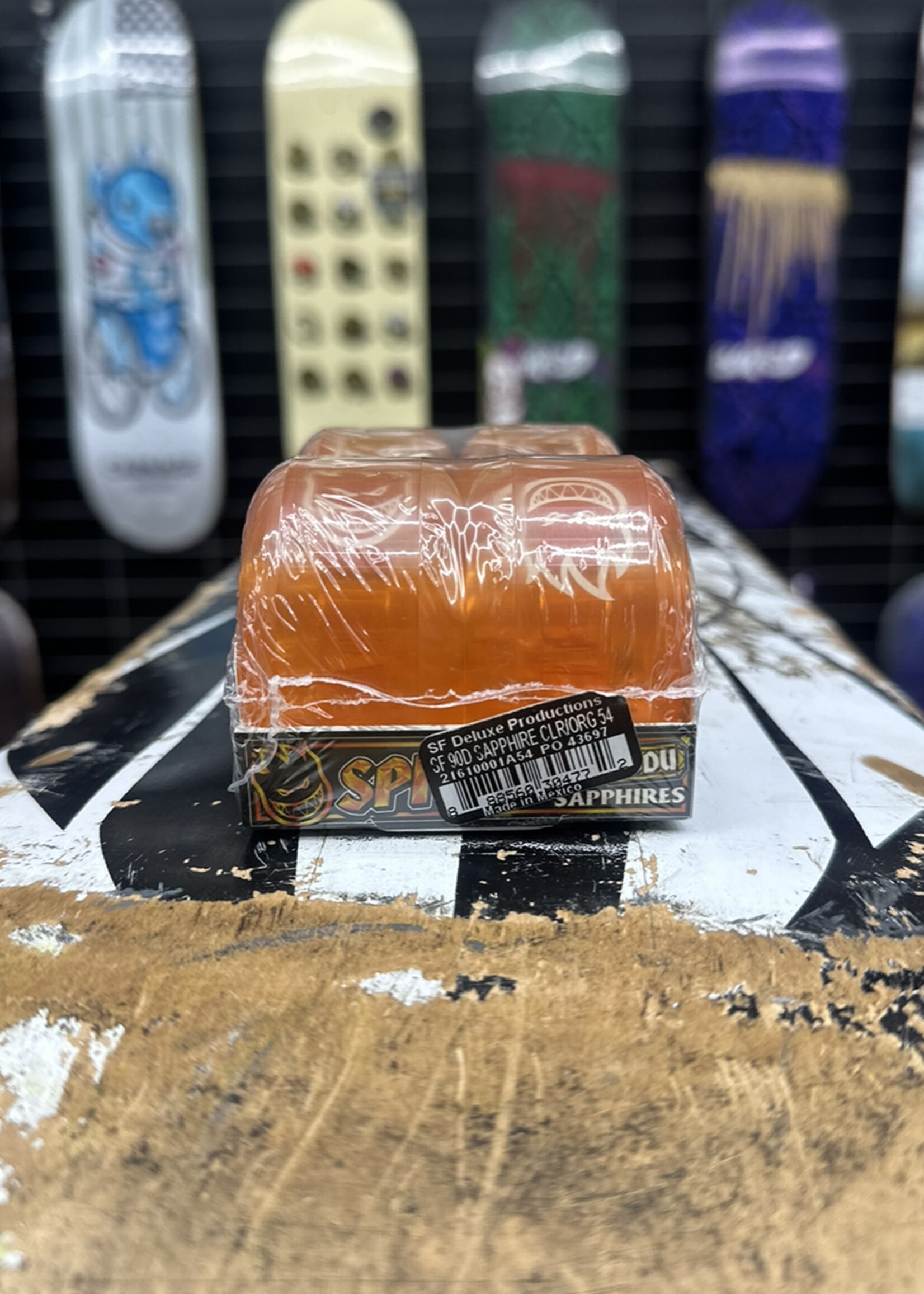 Spitfire Wheels SPITFIRE WHEELS - Sapphire Orange - 90a/101 54mm