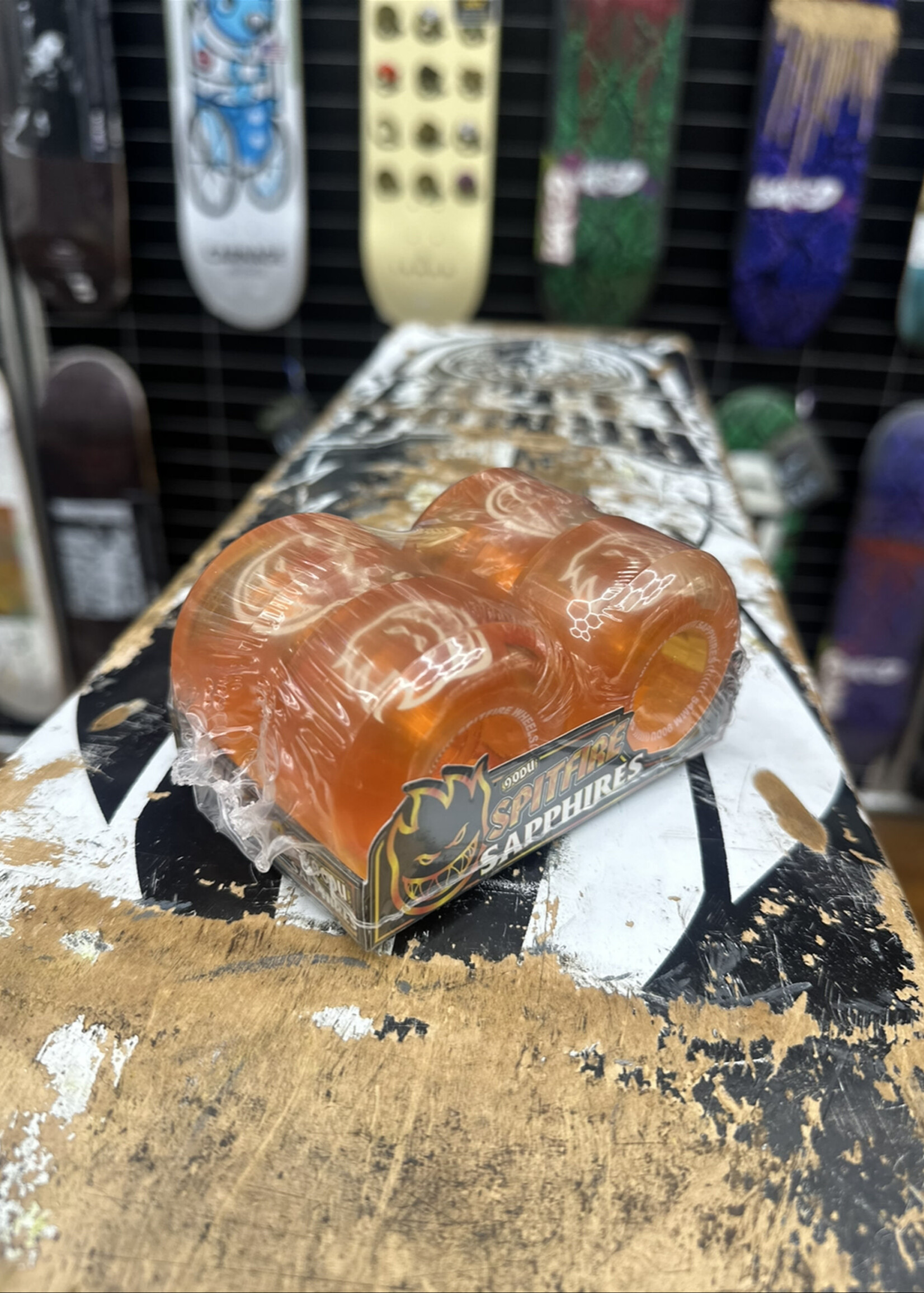 Spitfire Wheels SPITFIRE WHEELS - Sapphire Orange - 90a/101 54mm