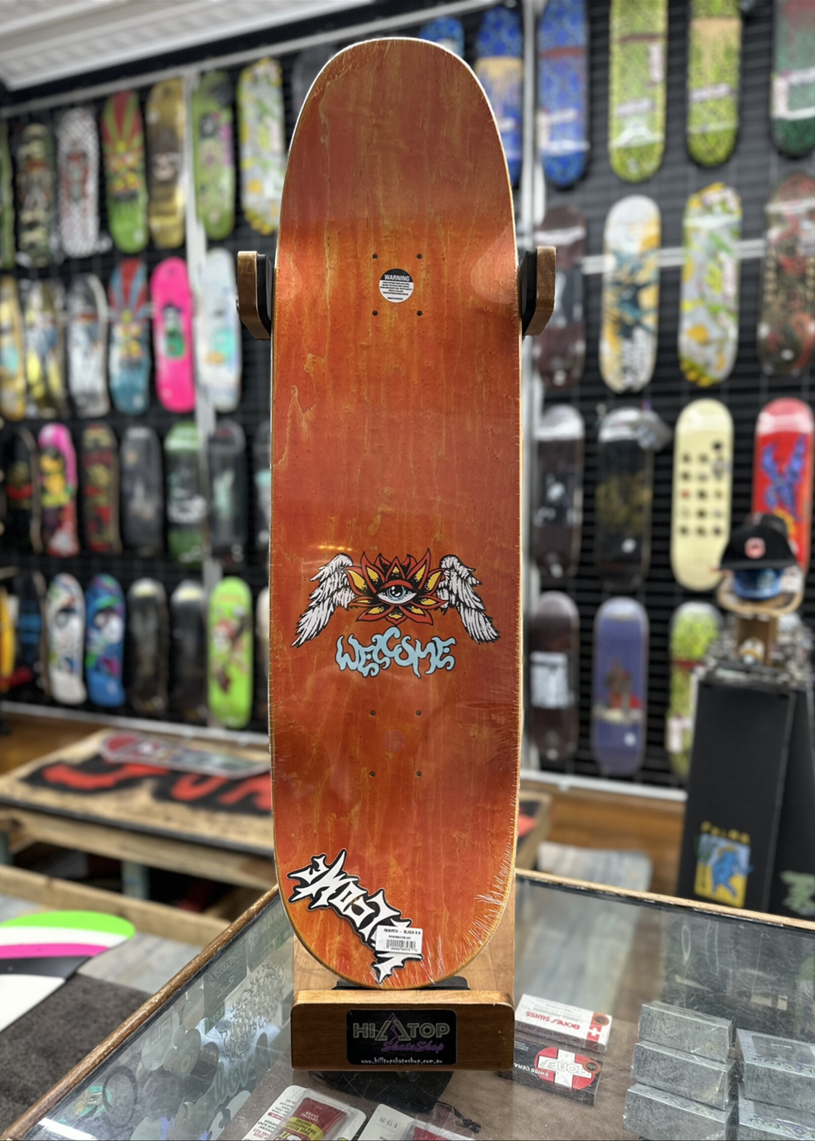 Welcome WELCOME SKATEBOARDS - Rebirth on Baculus 2 Black Ryan Reyes - 9.0"