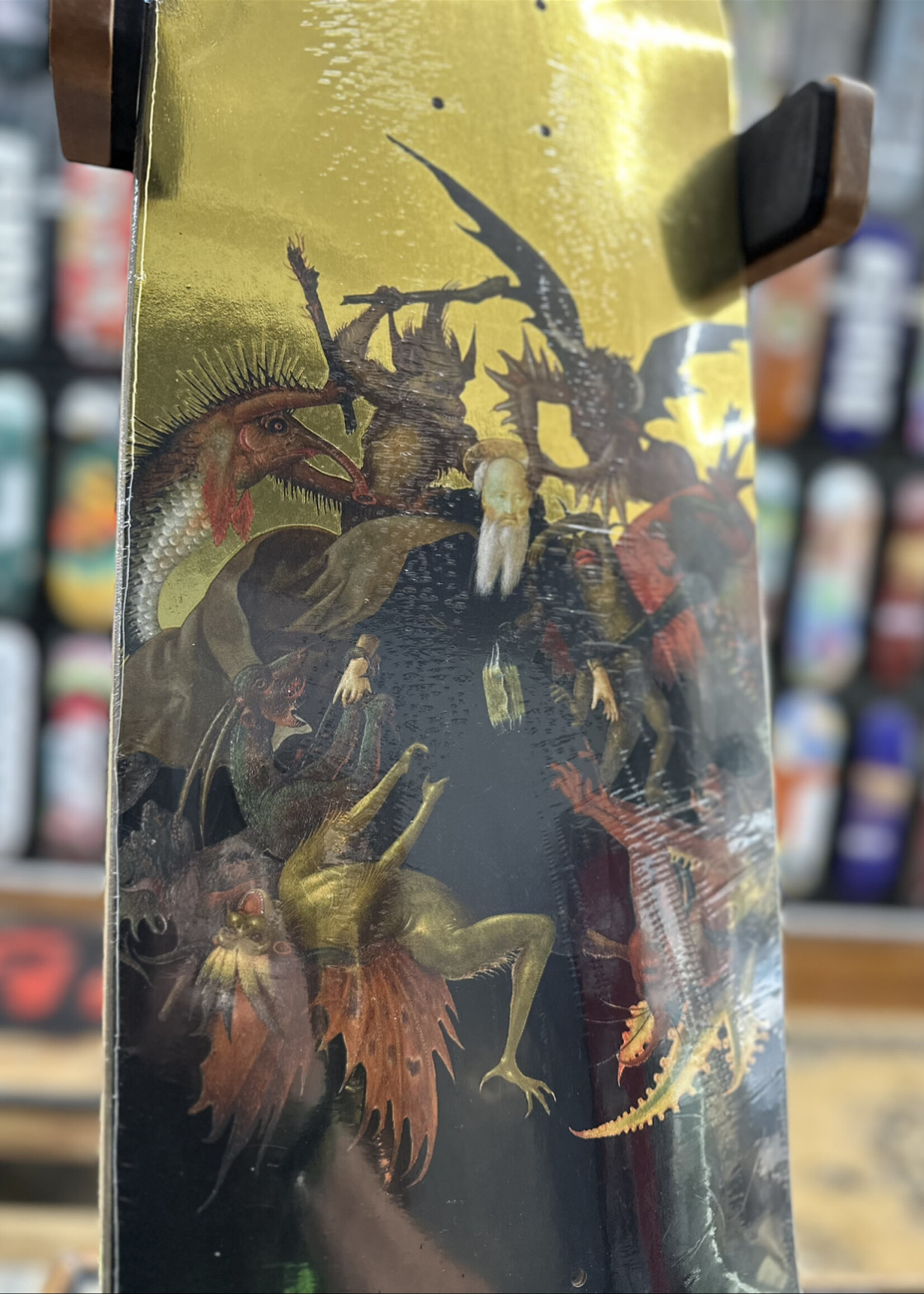 Welcome WELCOME SKATEBOARDS - Torment on Golem Black/Gold Foil - 9.25"