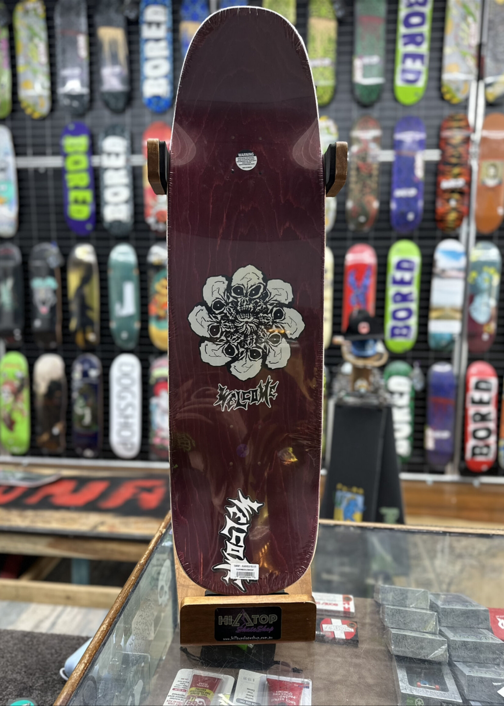 Welcome WELCOME SKATEBOARDS - Torment on Golem Black/Gold Foil - 9.25"