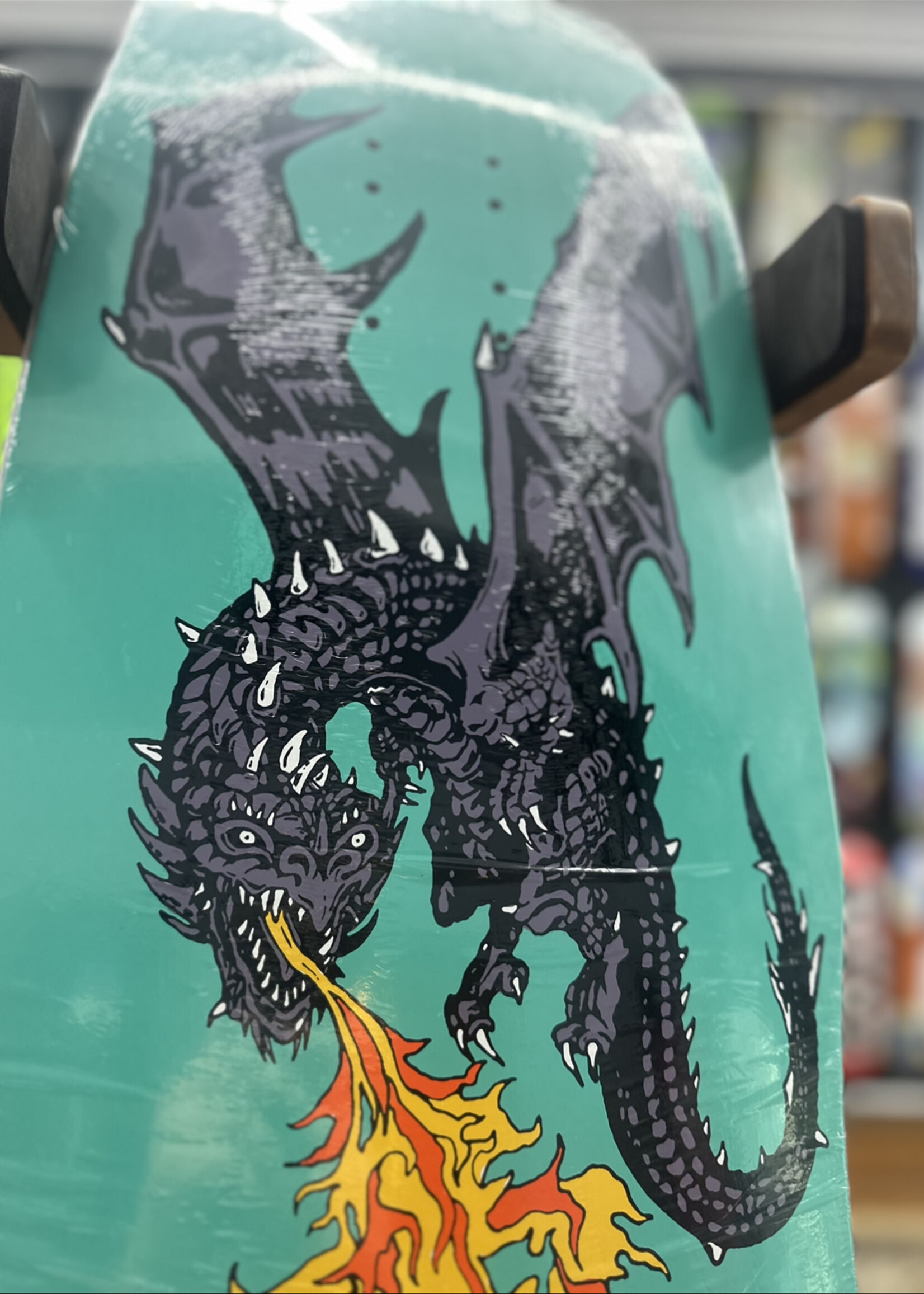 Welcome WELCOME SKATEBOARDS - Firebreather on Dark Lord Teal - 9.75"