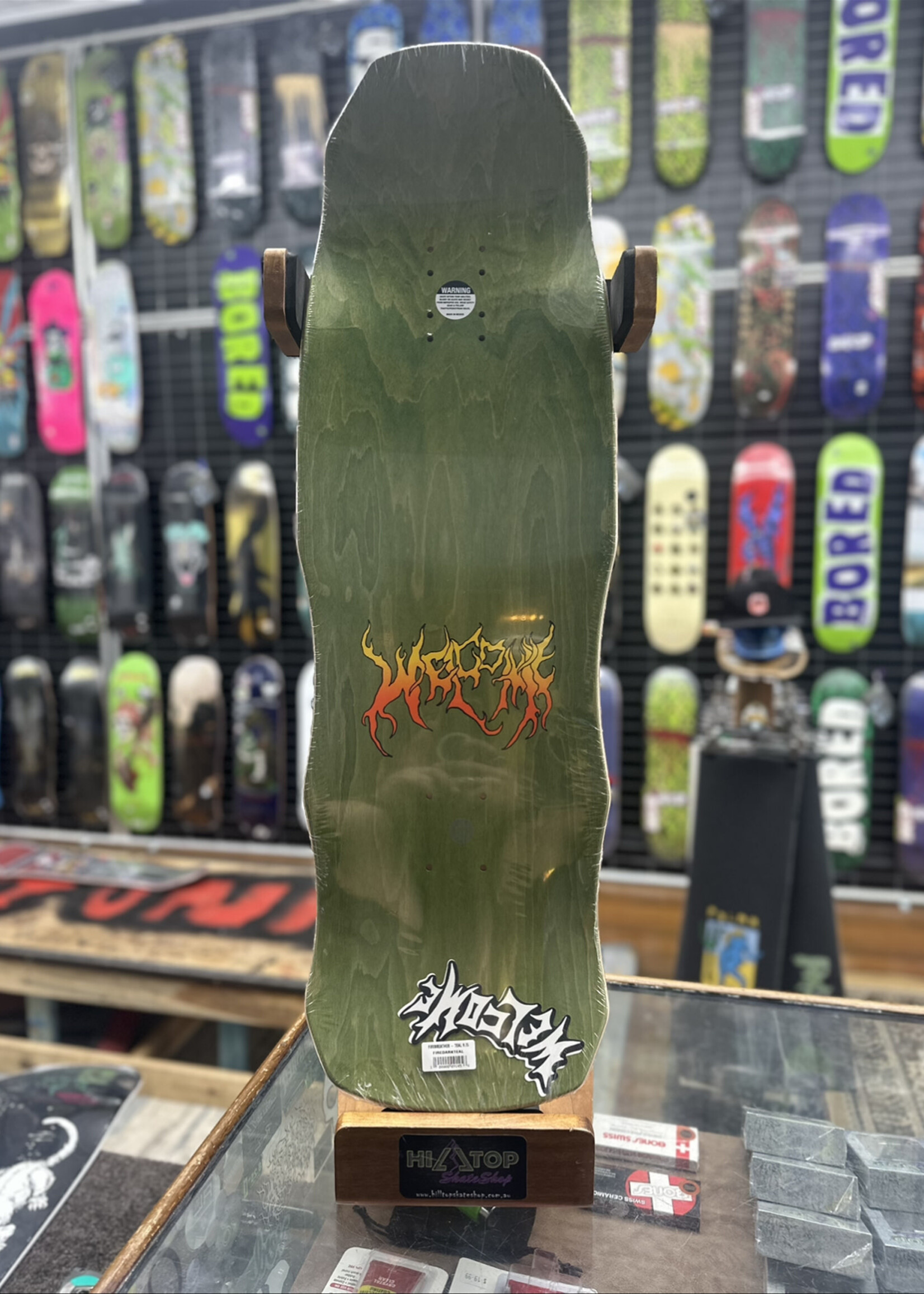 Welcome WELCOME SKATEBOARDS - Firebreather on Dark Lord Teal - 9.75"